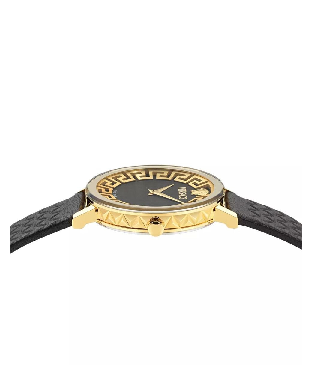 Versace Metallic Daedalus 35Mm Quartz Watch Bijoux