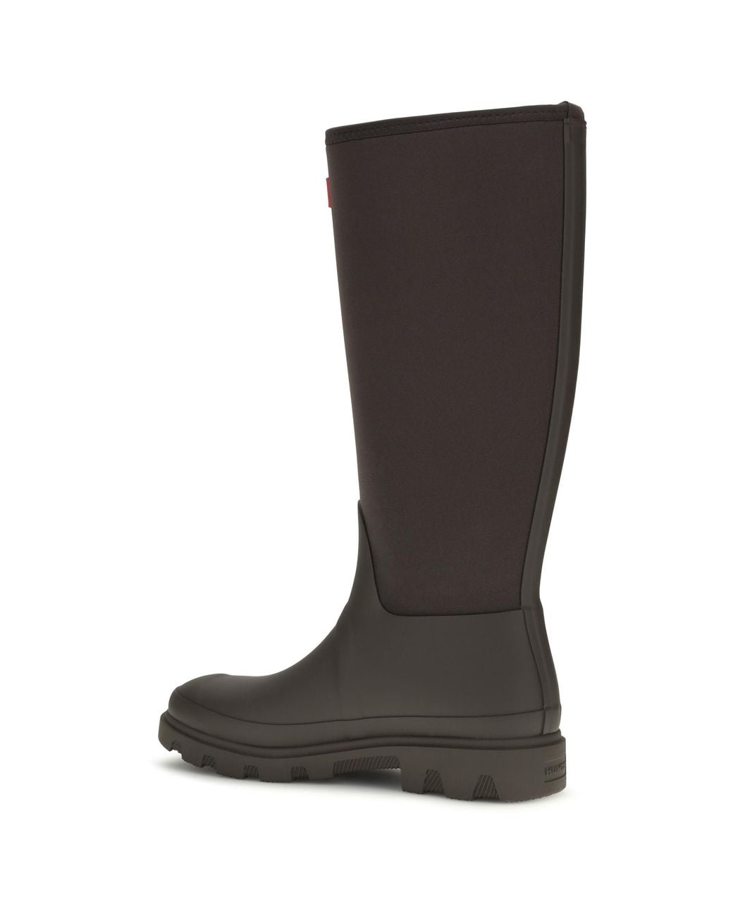 Hunter Black Downpour Tall Boots Rubber Upper