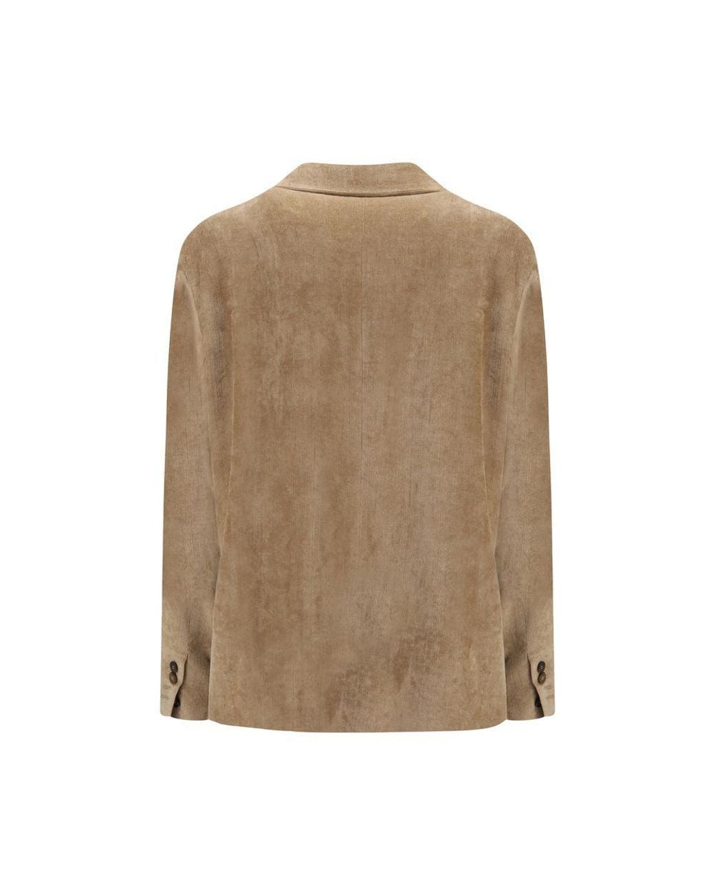 Brunello Cucinelli Brown Beige Viscose Jacket