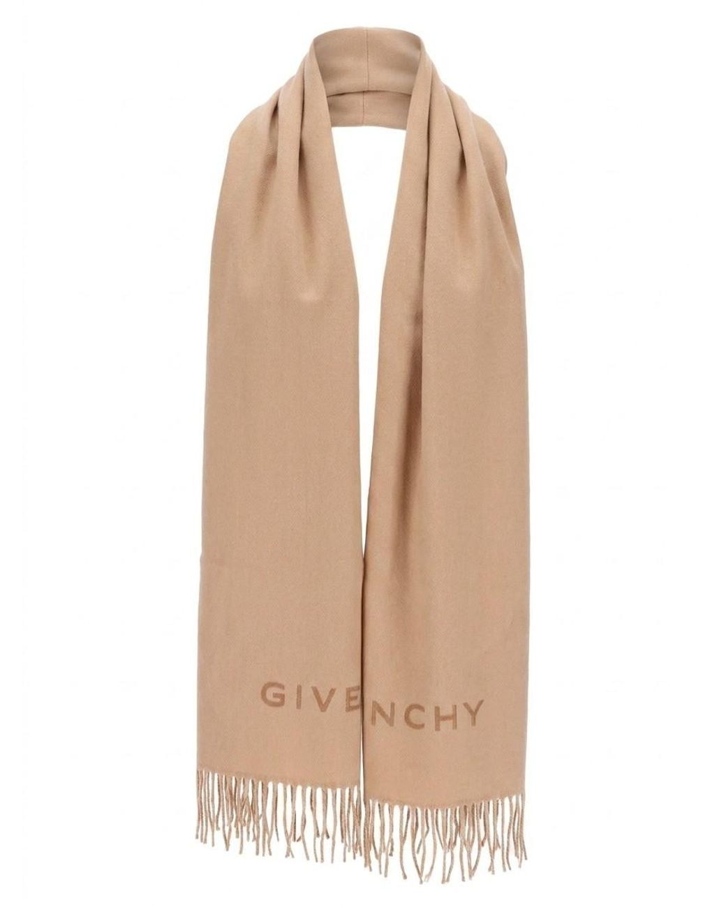 Givenchy Natural Virgin Wool Scarf for men