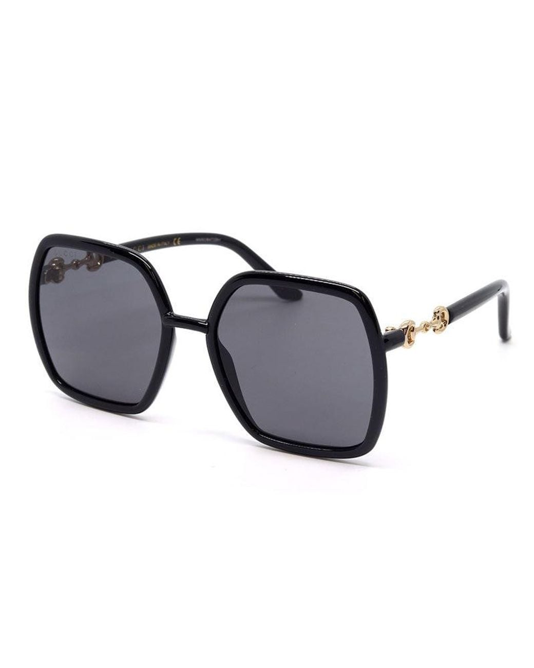 Gucci Black Sunglasses Square Full Rim, Frame And Dark Lens Gg0890S001