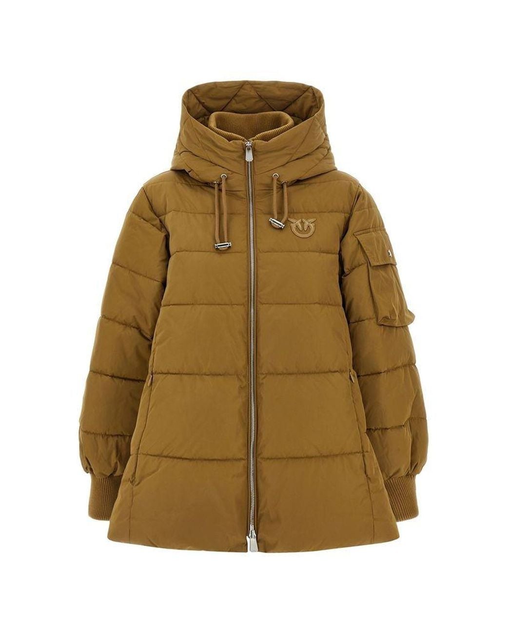 Pinko Natural Pinko Down Jacket — Camel