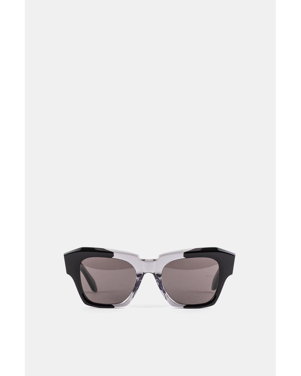 Maison AlaïA Black Two-Tone Square Sunglasses