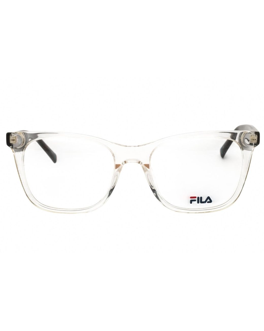 Fila Black Fila Vfi175 Acetate Rectangular Eyeglasses