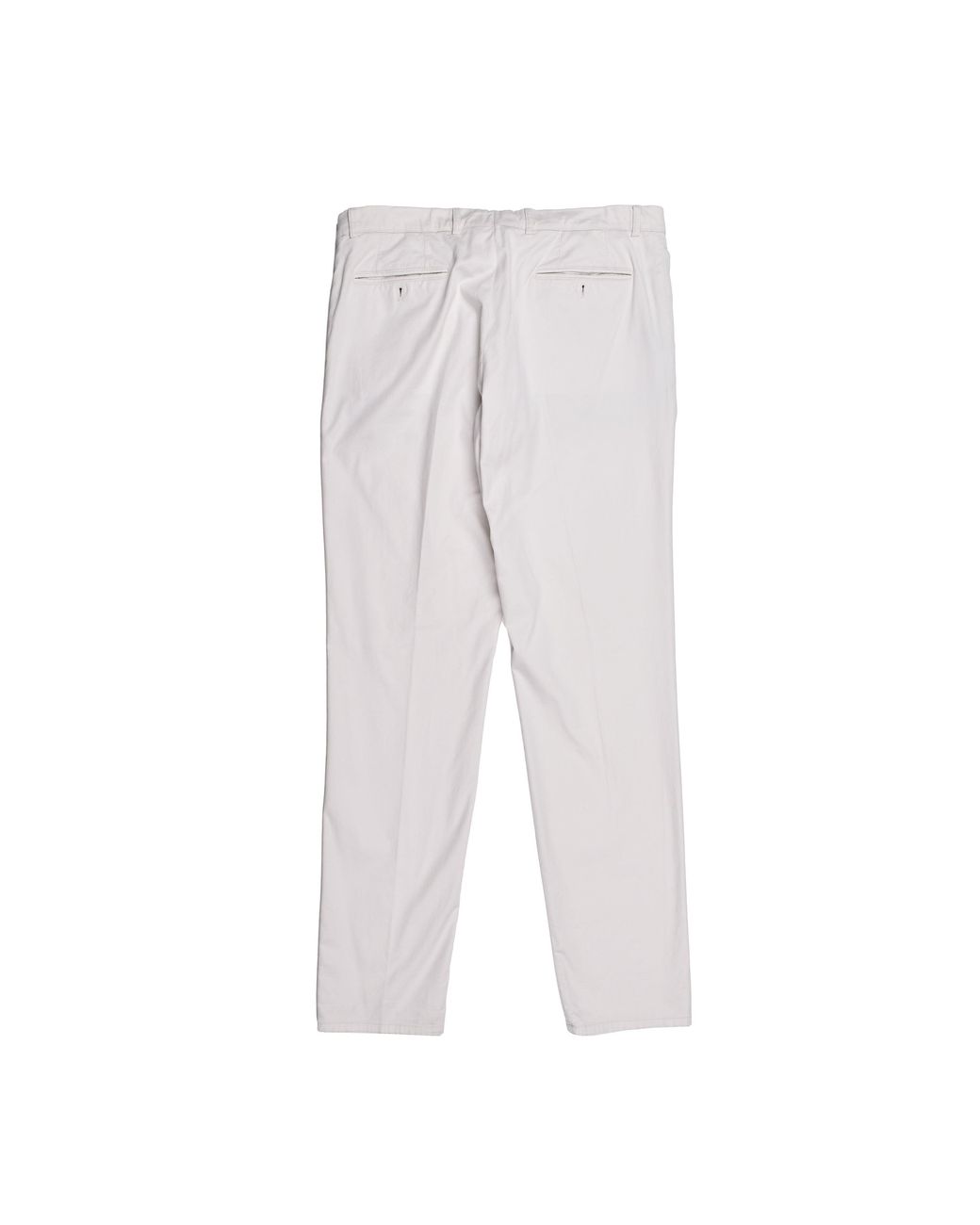 Brunello Cucinelli White Light Tailored Trousers for men
