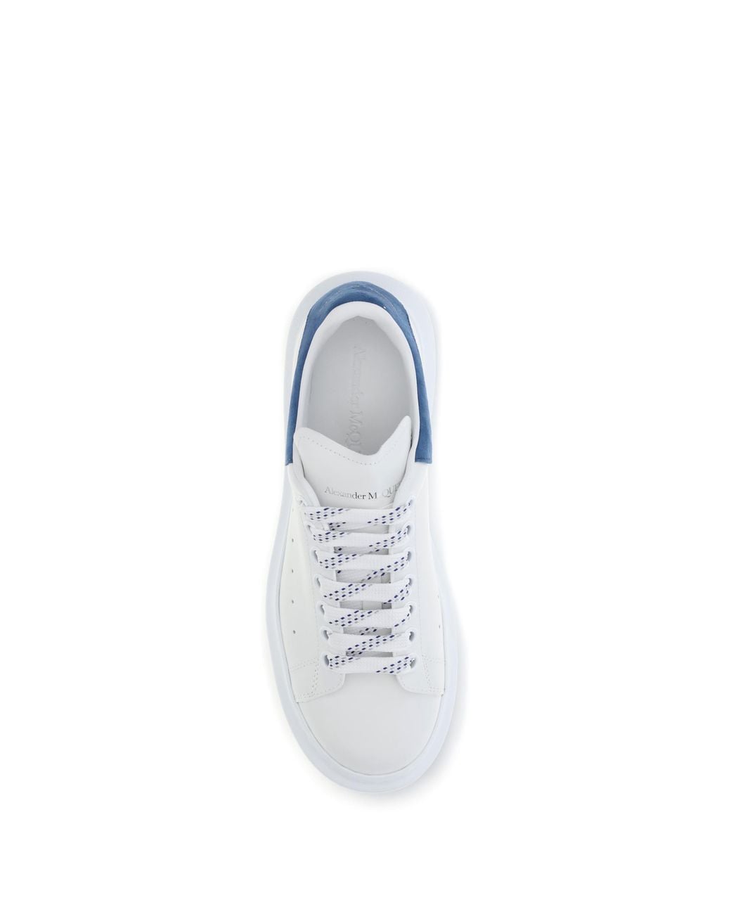 McQueen White Leather Sneakers for men