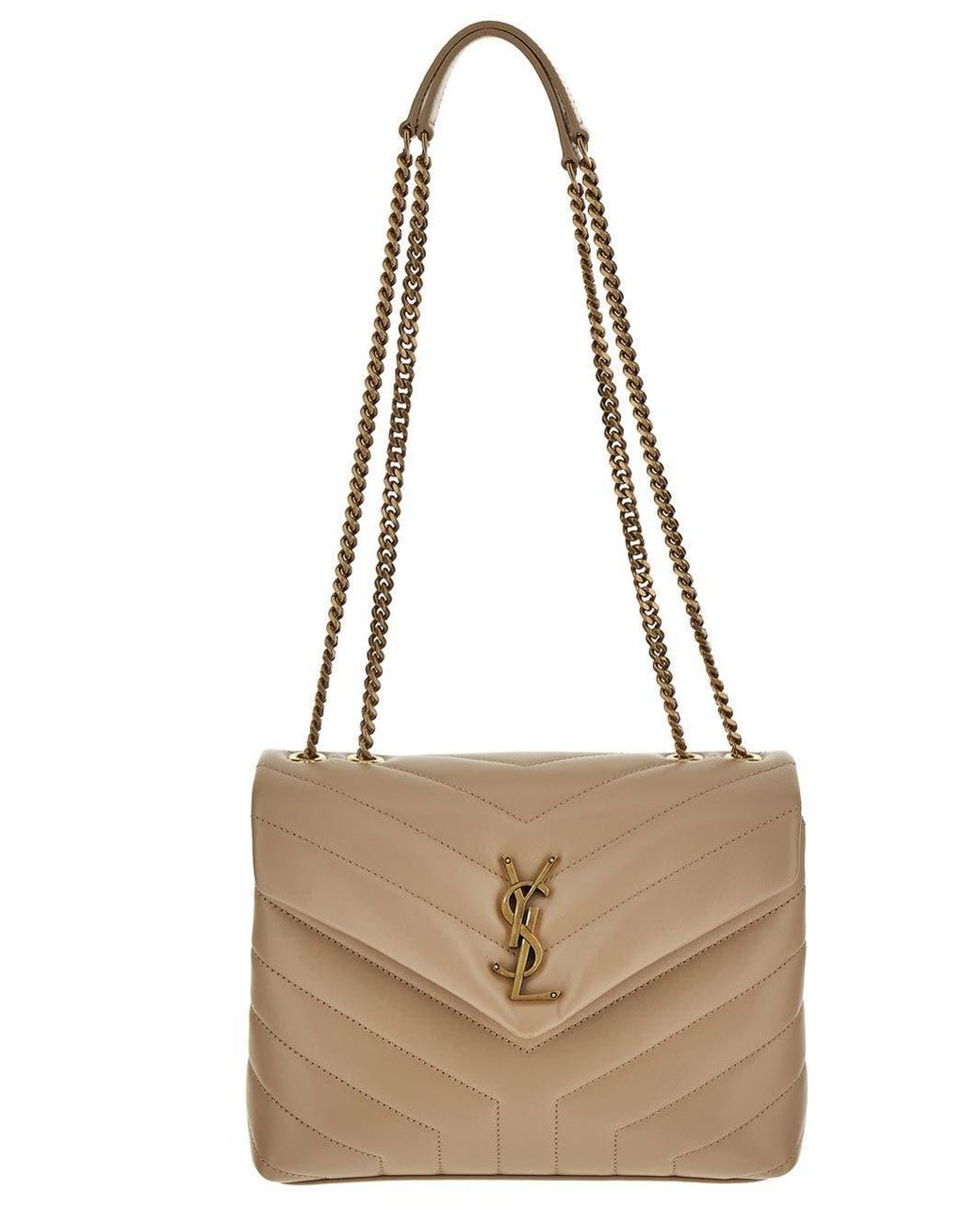 Saint Laurent Lou Lou Bag in Natural Lyst