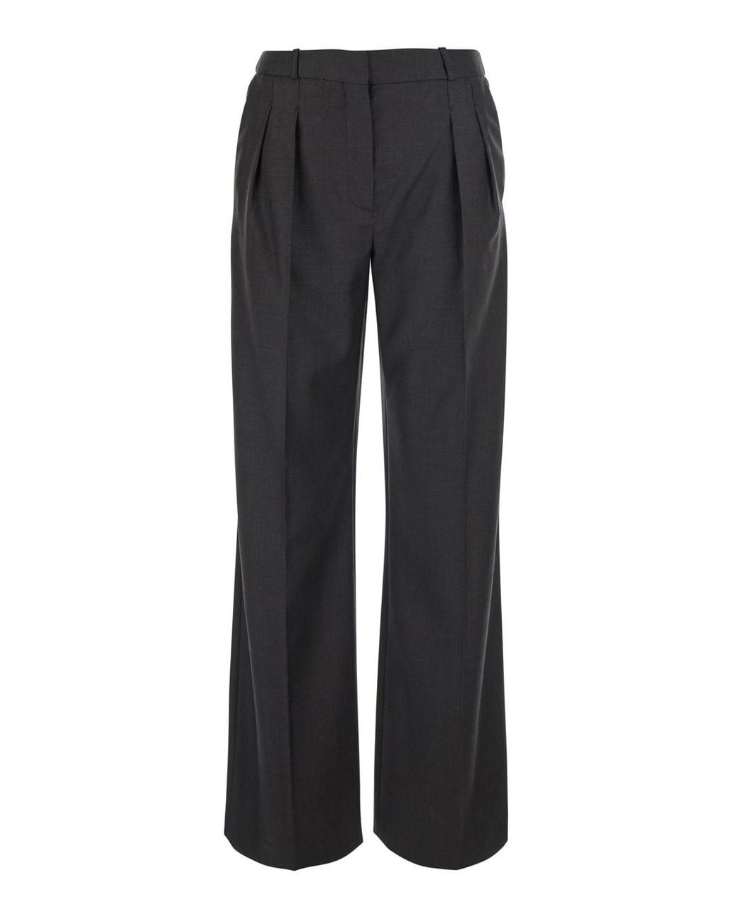 Loulou de Saison Black Loulou De Saison Virgin Wool Trousers