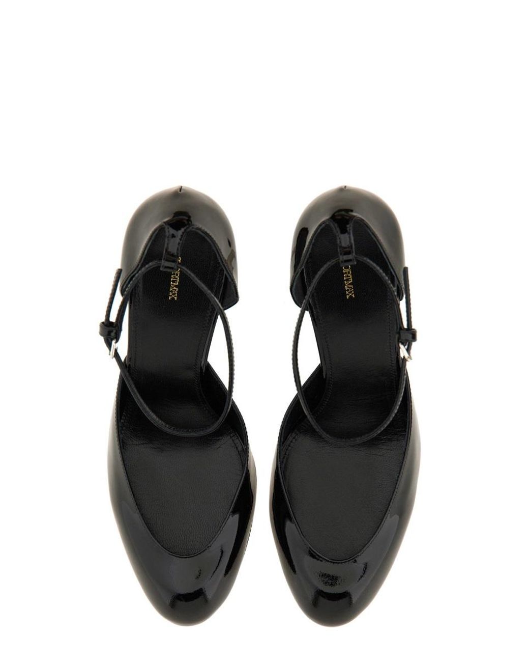 Sportmax Black Sportmax Leather Mary Jane Pumps