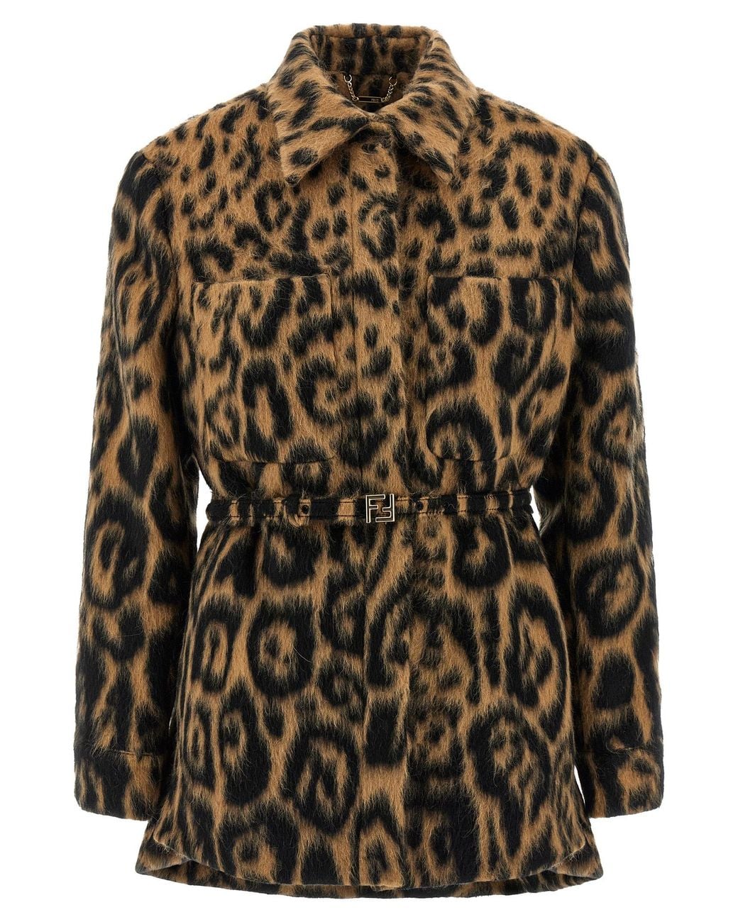 Fendi Natural Animalier Jacket
