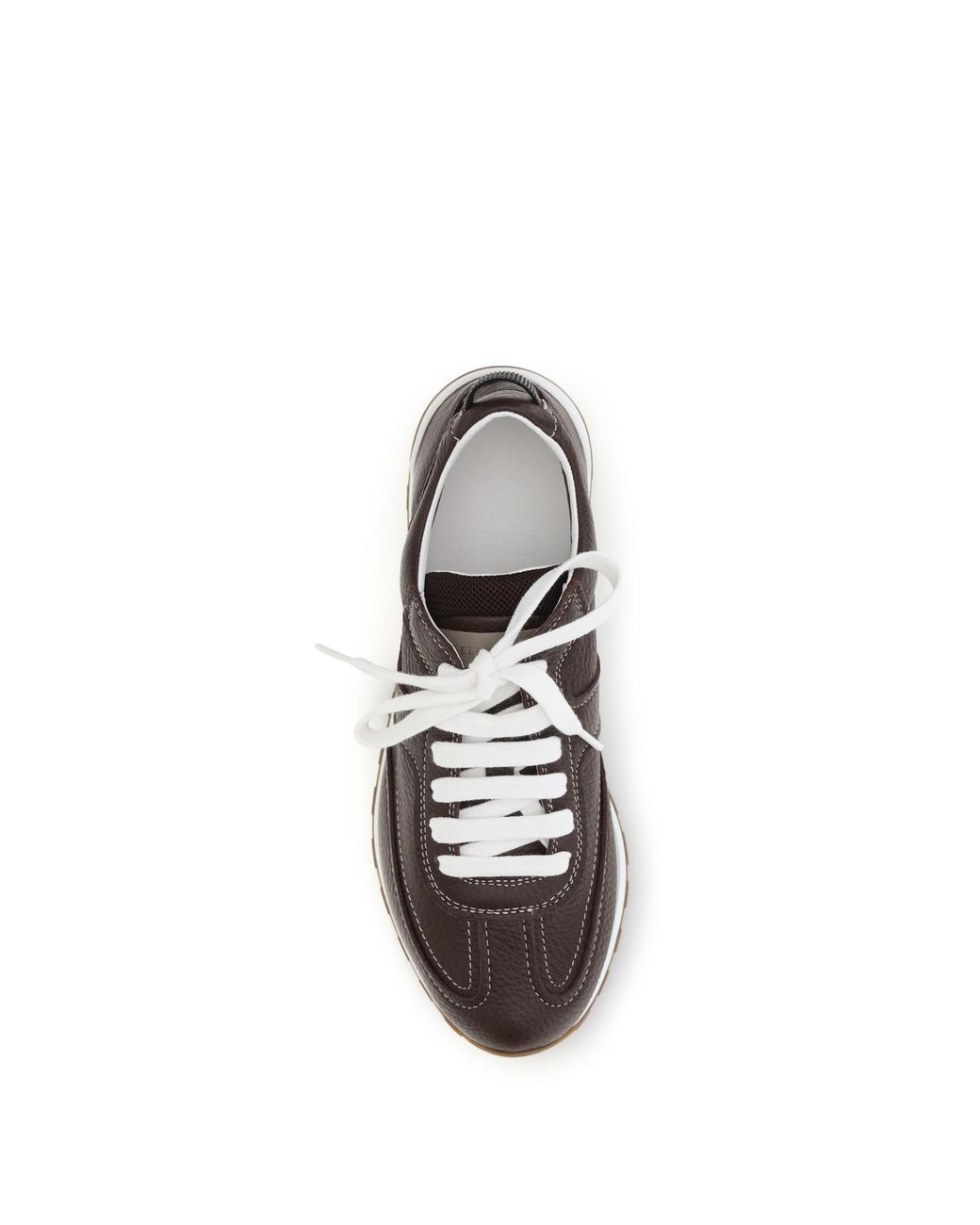 Brunello Cucinelli White Leather Sneakers Trainers