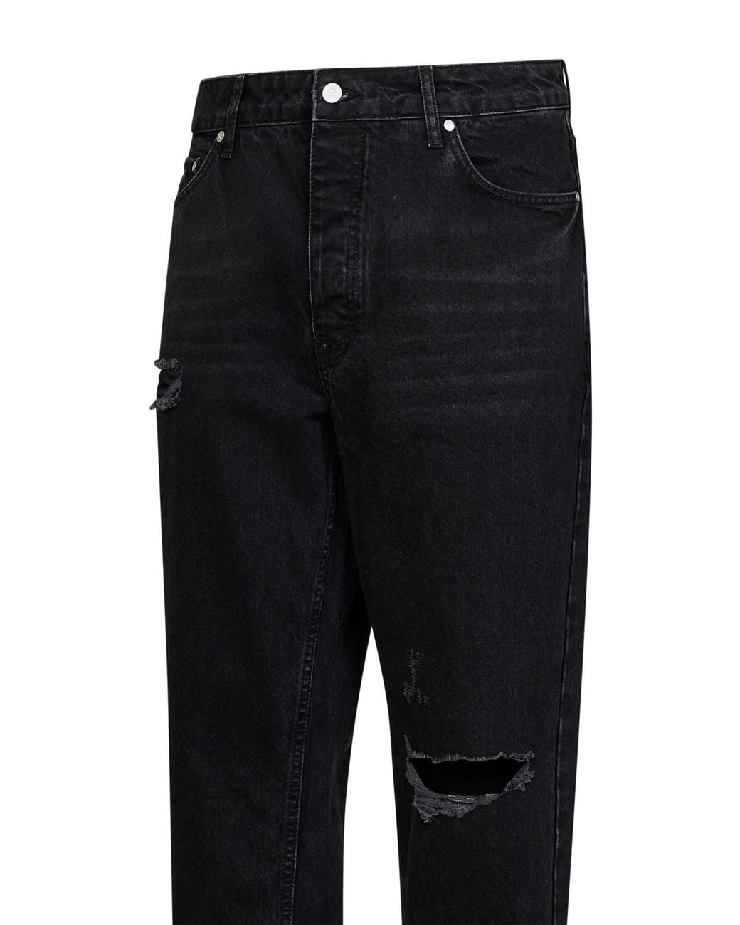 Represent Black Jeans Heaton Cotton for men