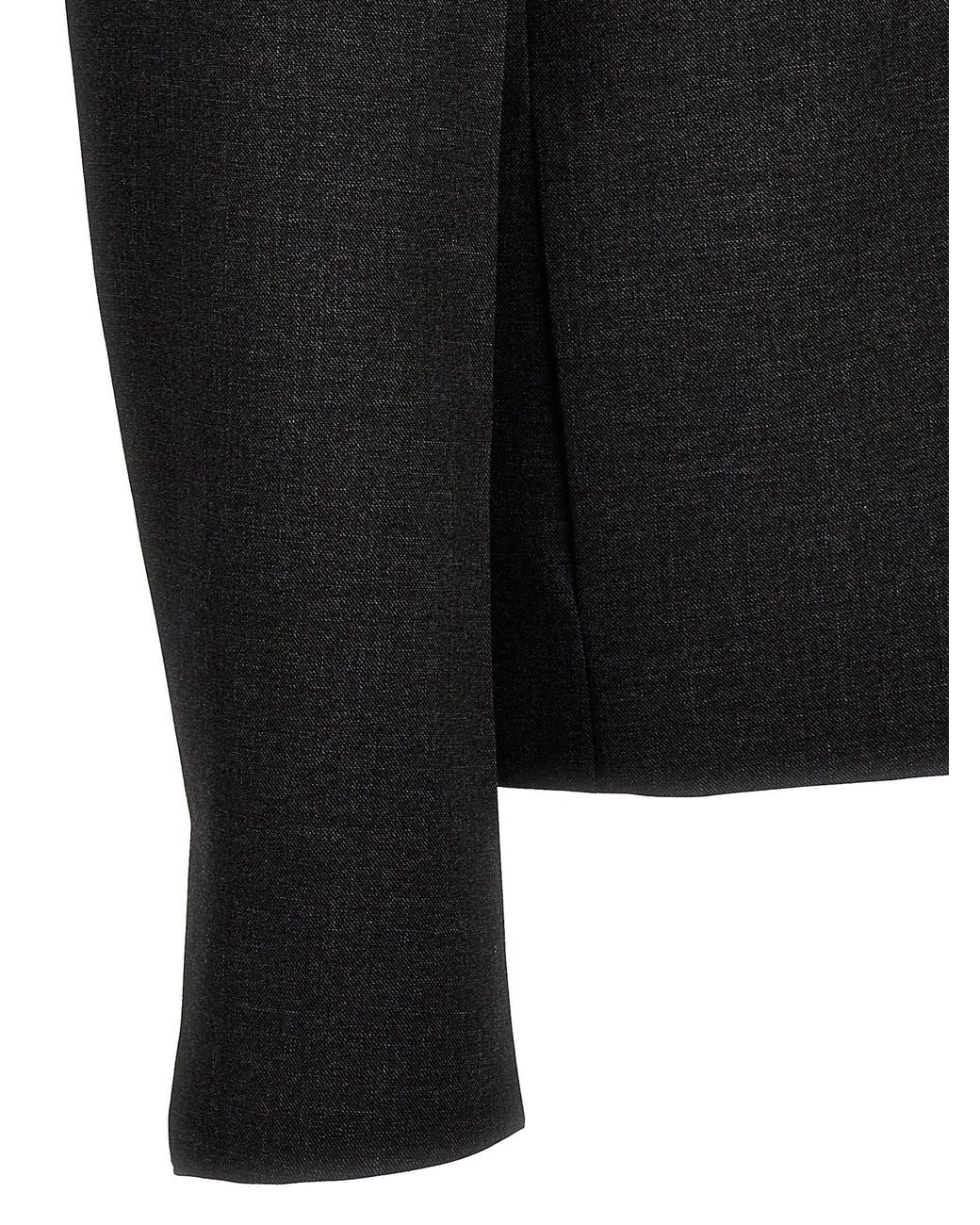 Givenchy Black Wool Structured Jacket