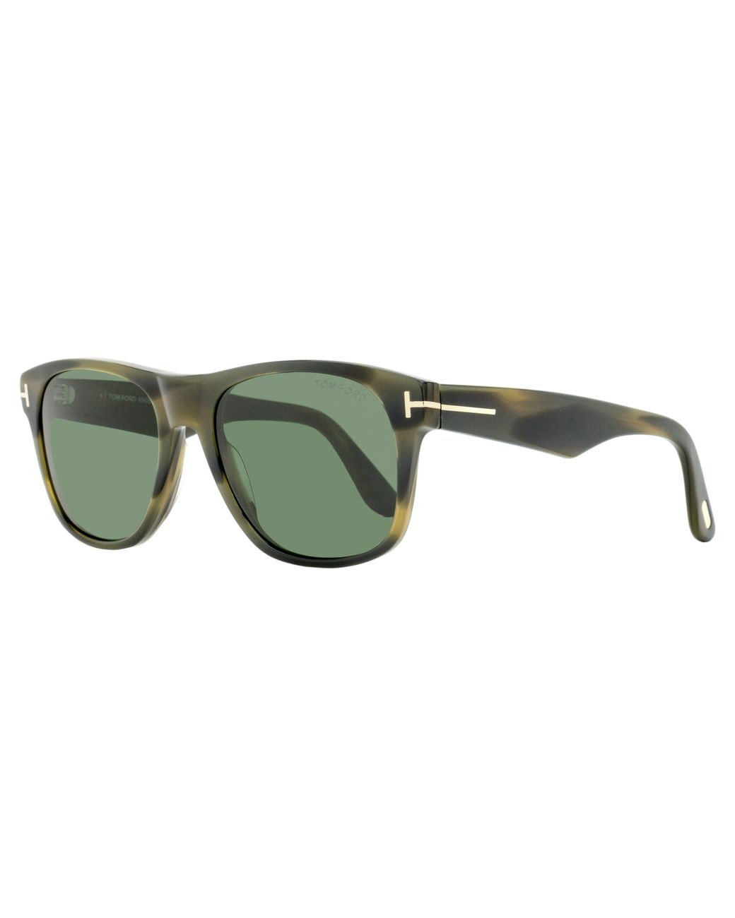 Tom Ford Green Marlon-02 Sunglasses Tf1284 55N 55Mm Ft1284 Plastic (Acetate) for men