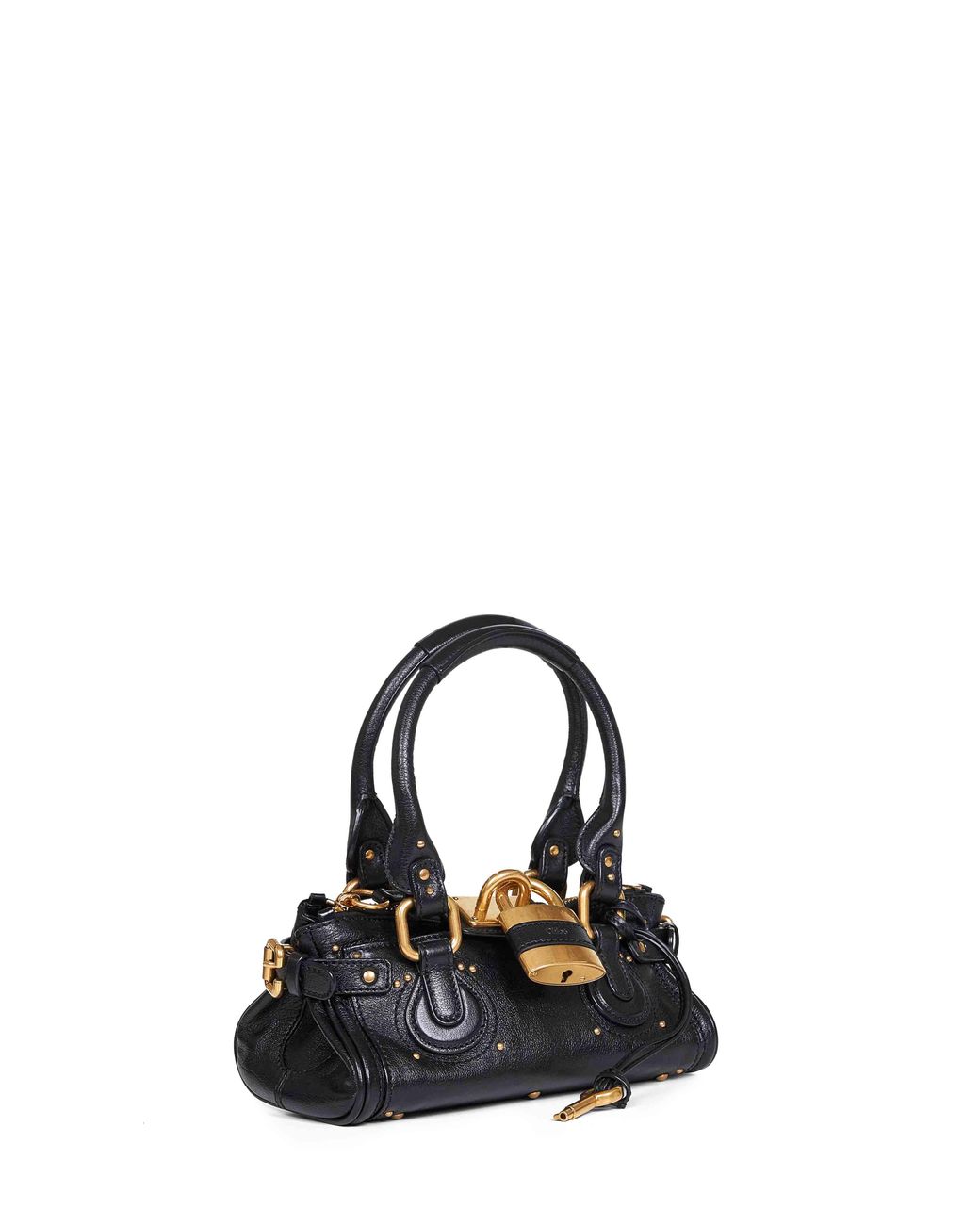 Chloé Blue Handbag Paddington Buffalo Leather Shoulder Bags