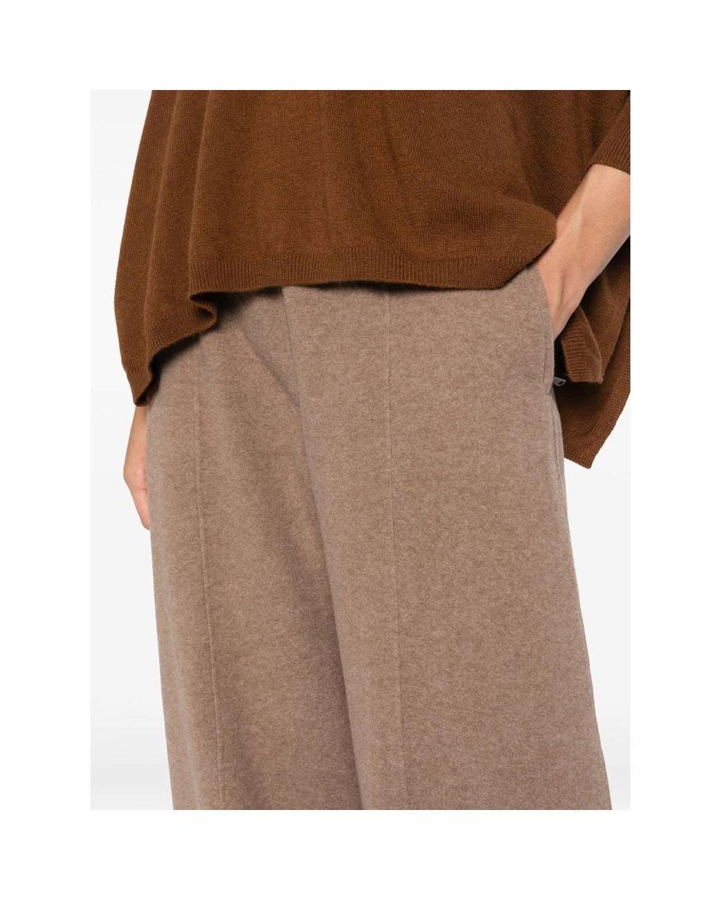 Max Mara Brown Wide Trousers