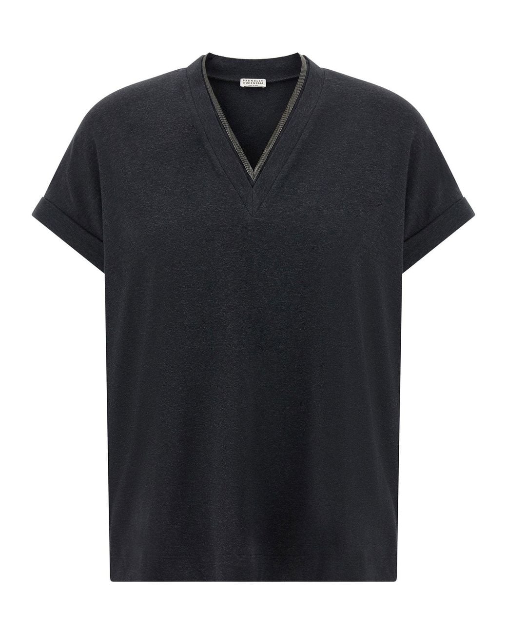 Brunello Cucinelli Black T-Shirt