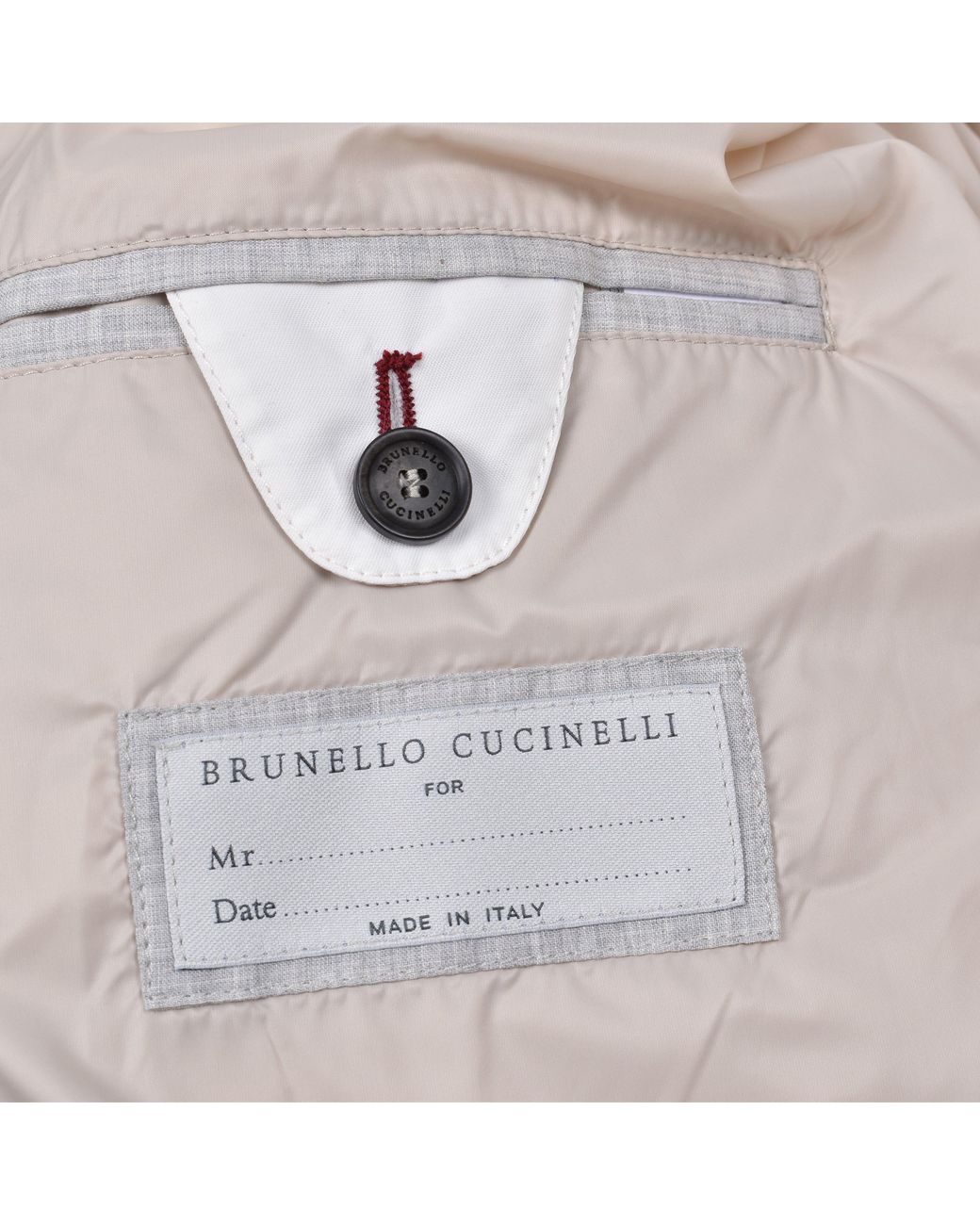 Brunello Cucinelli White Quilted Down Jacket Clothing for men