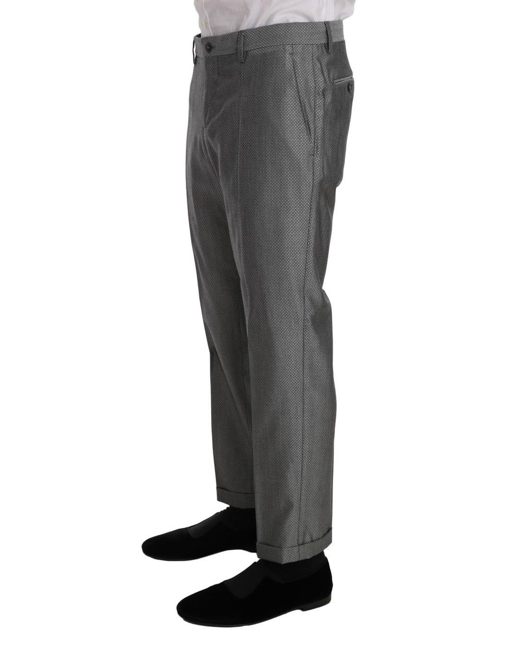Dolce & Gabbana Black Stretch Crystal Bee Slim Fit Suit for men