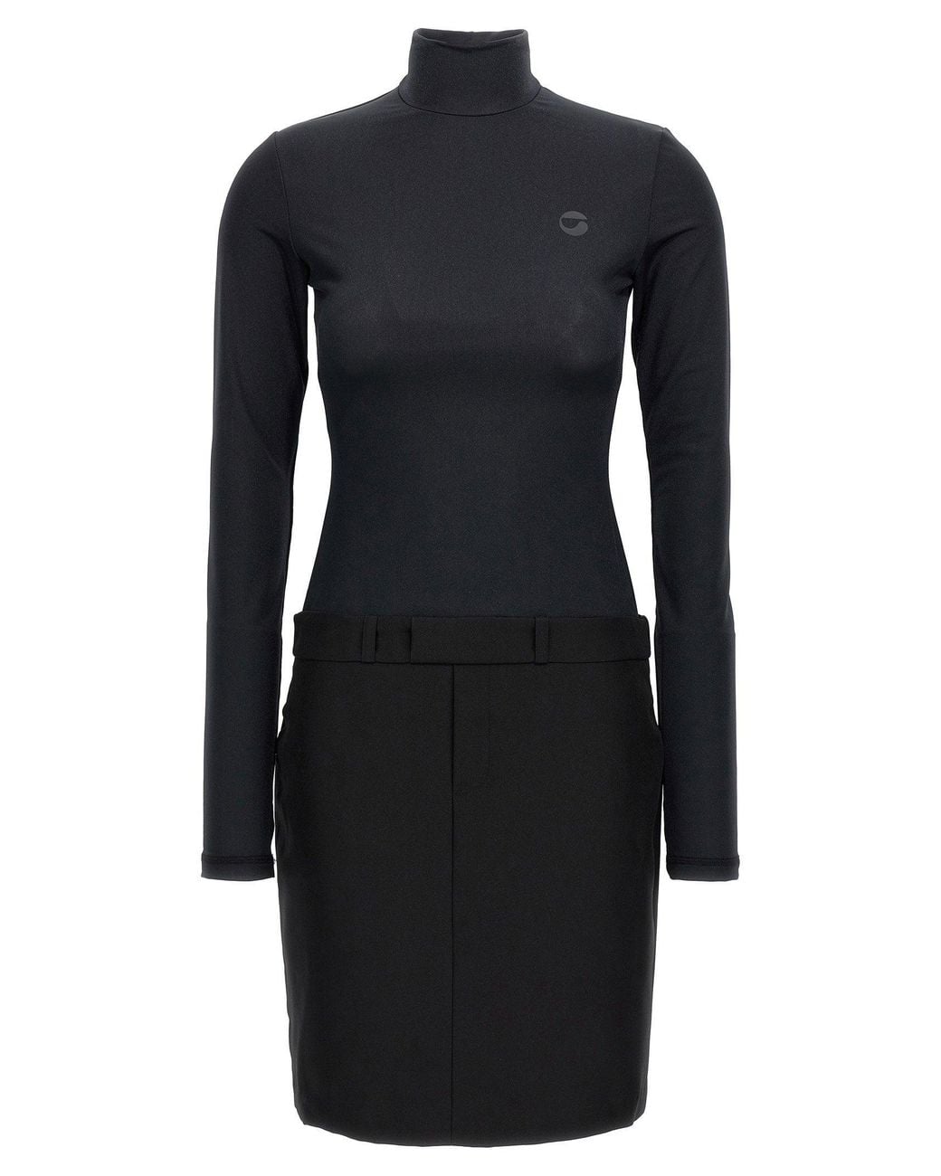 Coperni Black Hybrid Dress