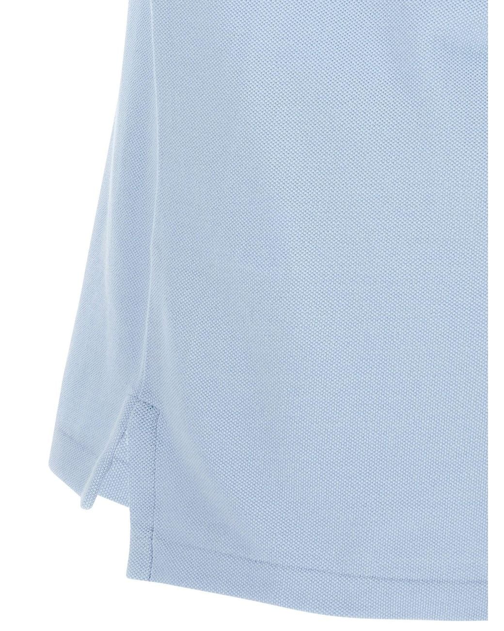 Polo Ralph Lauren Blue Piqué Cotton Polo for men