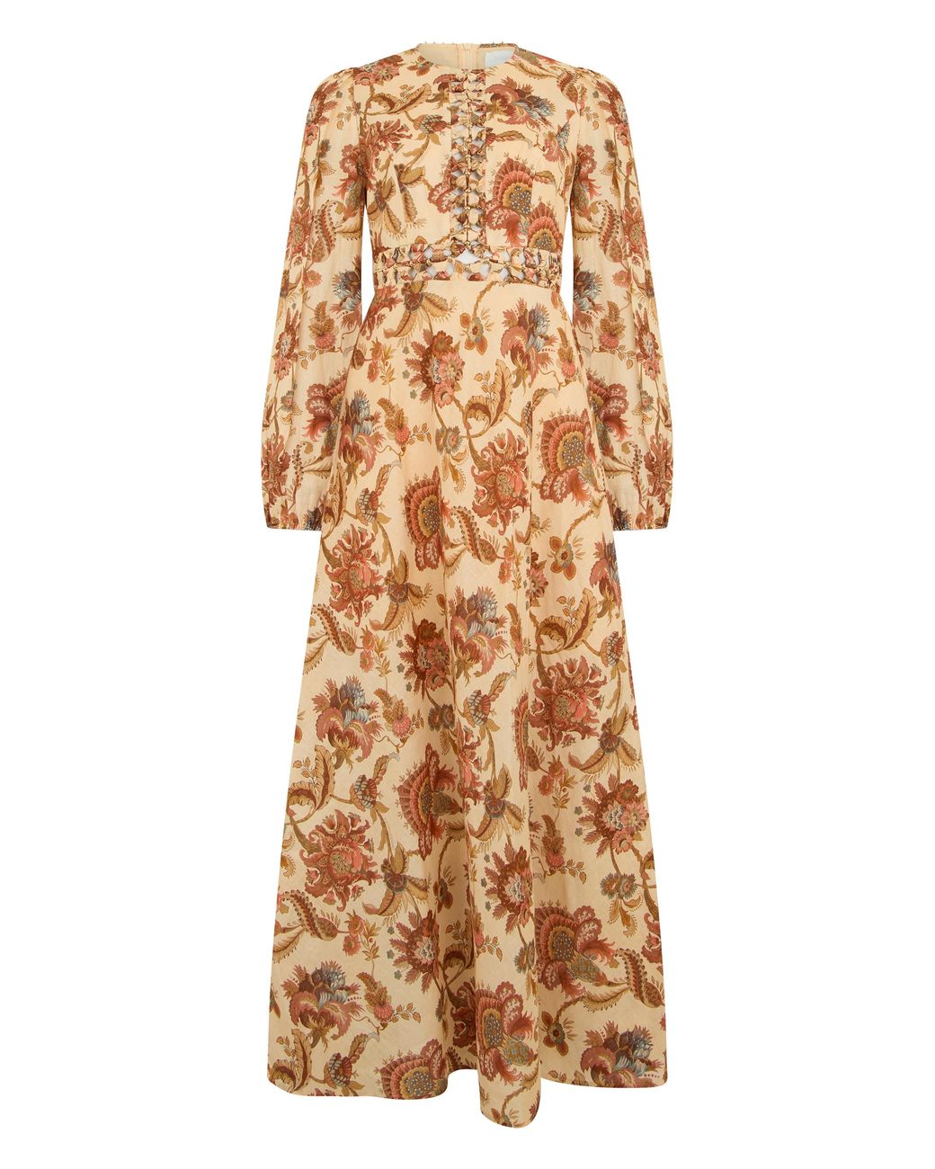 Zimmermann Natural Maxi Dress Linen