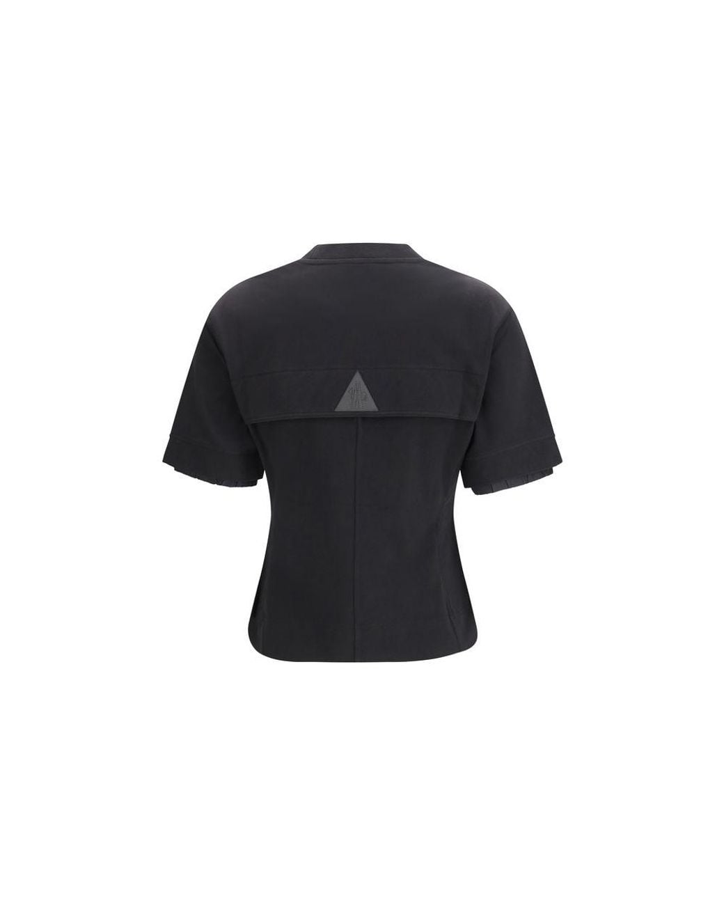 Moncler Black Cotton T-Shirt