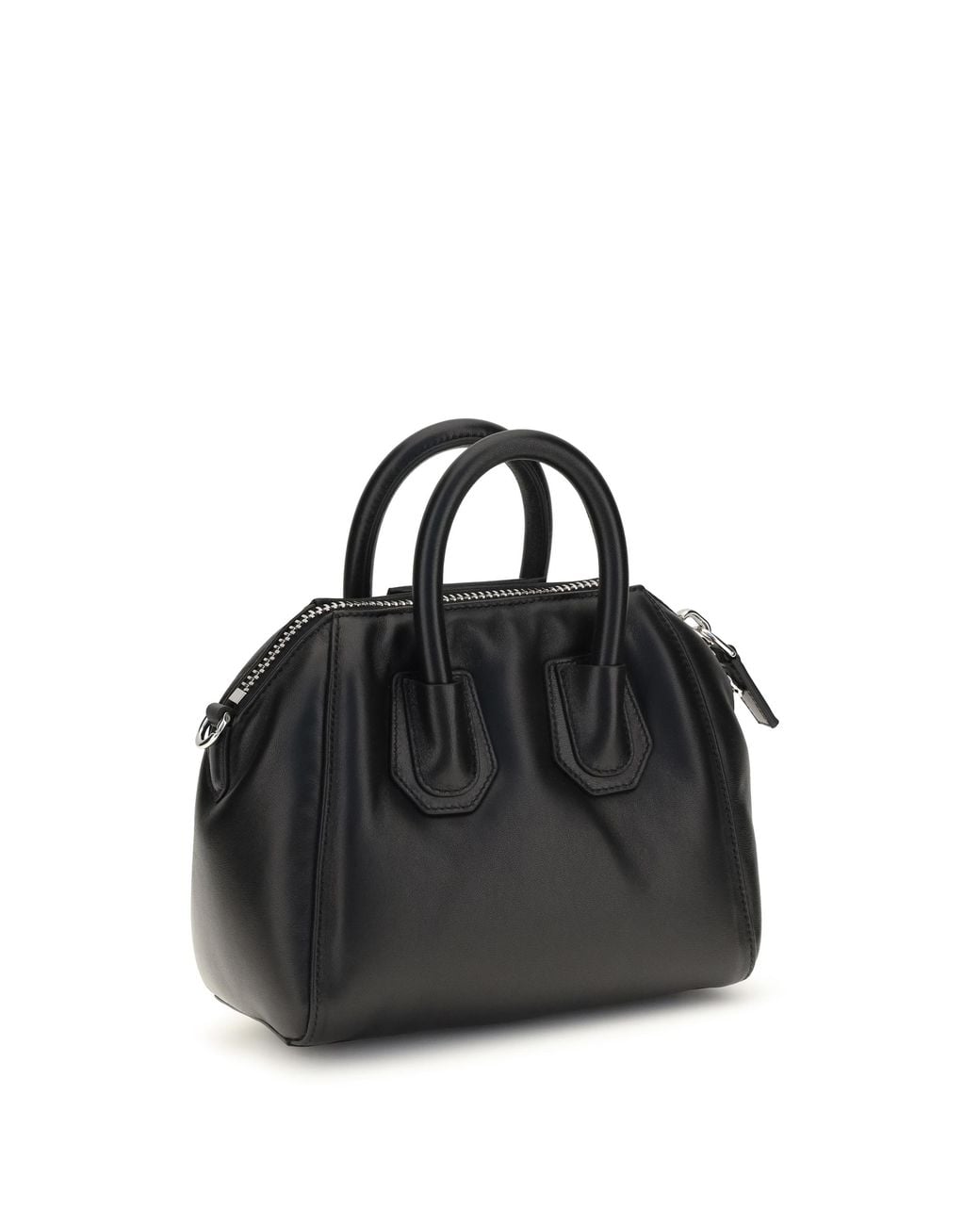 Givenchy Black Handbag Antigona Bomber Mini Lamb Leather Shoulder Bags