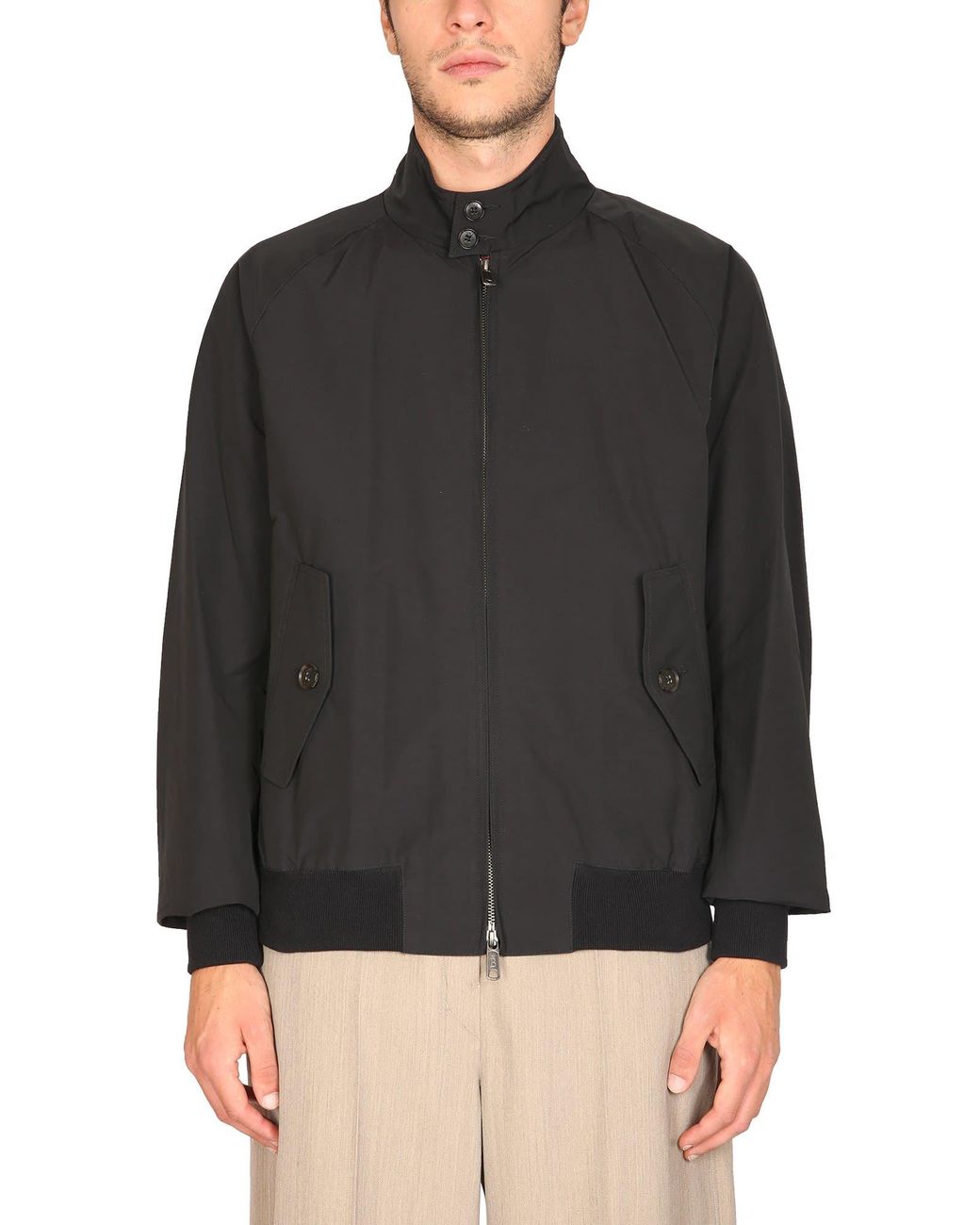 Baracuta Synthetic Technical Fabric Jacket in Black for Men Mens Jackets Baracuta Jackets 