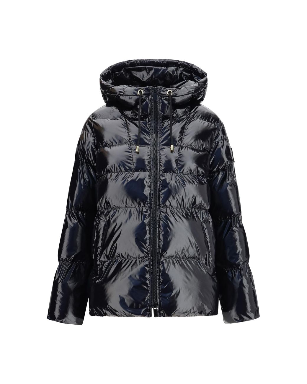 Pinko Blue Down Jacket Eleodoro Outer Polyamide Puffer
