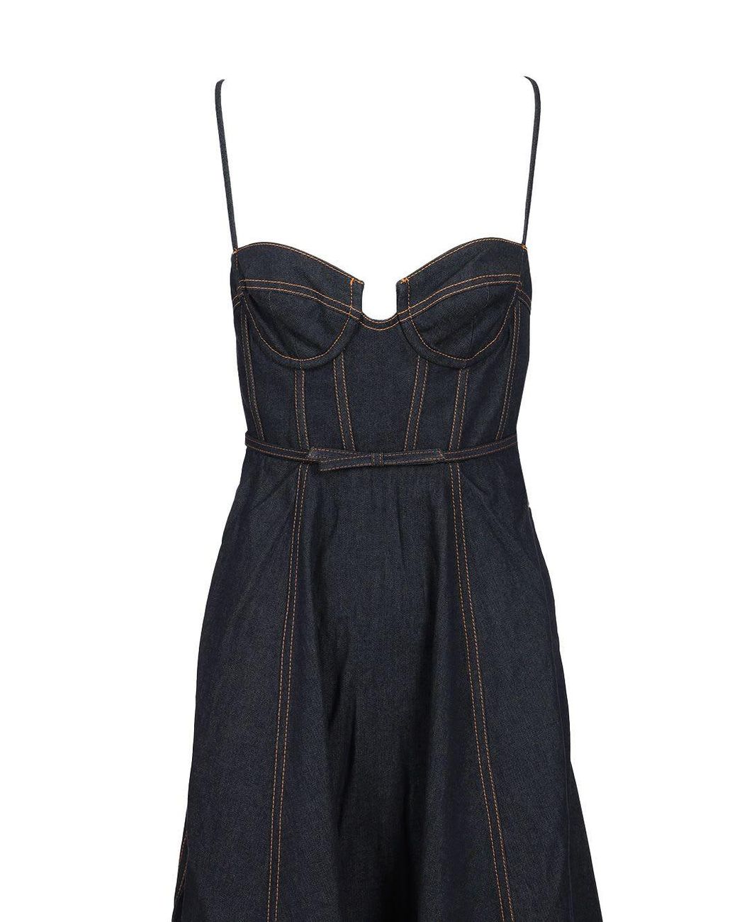 zimmermann denim corset dress Zimmermann Crush denim bustier dress Zimmermann