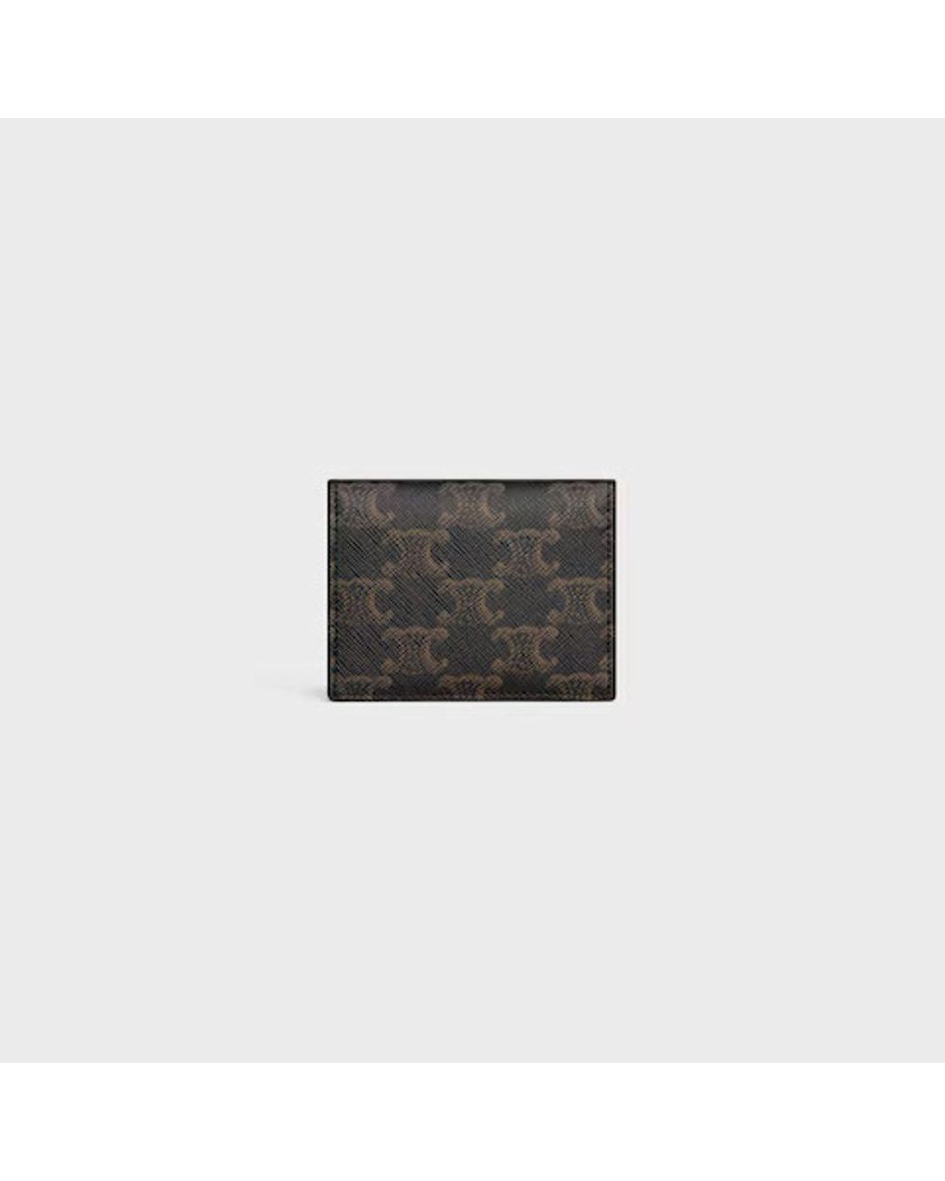 Céline Black Celine E26 Card Case