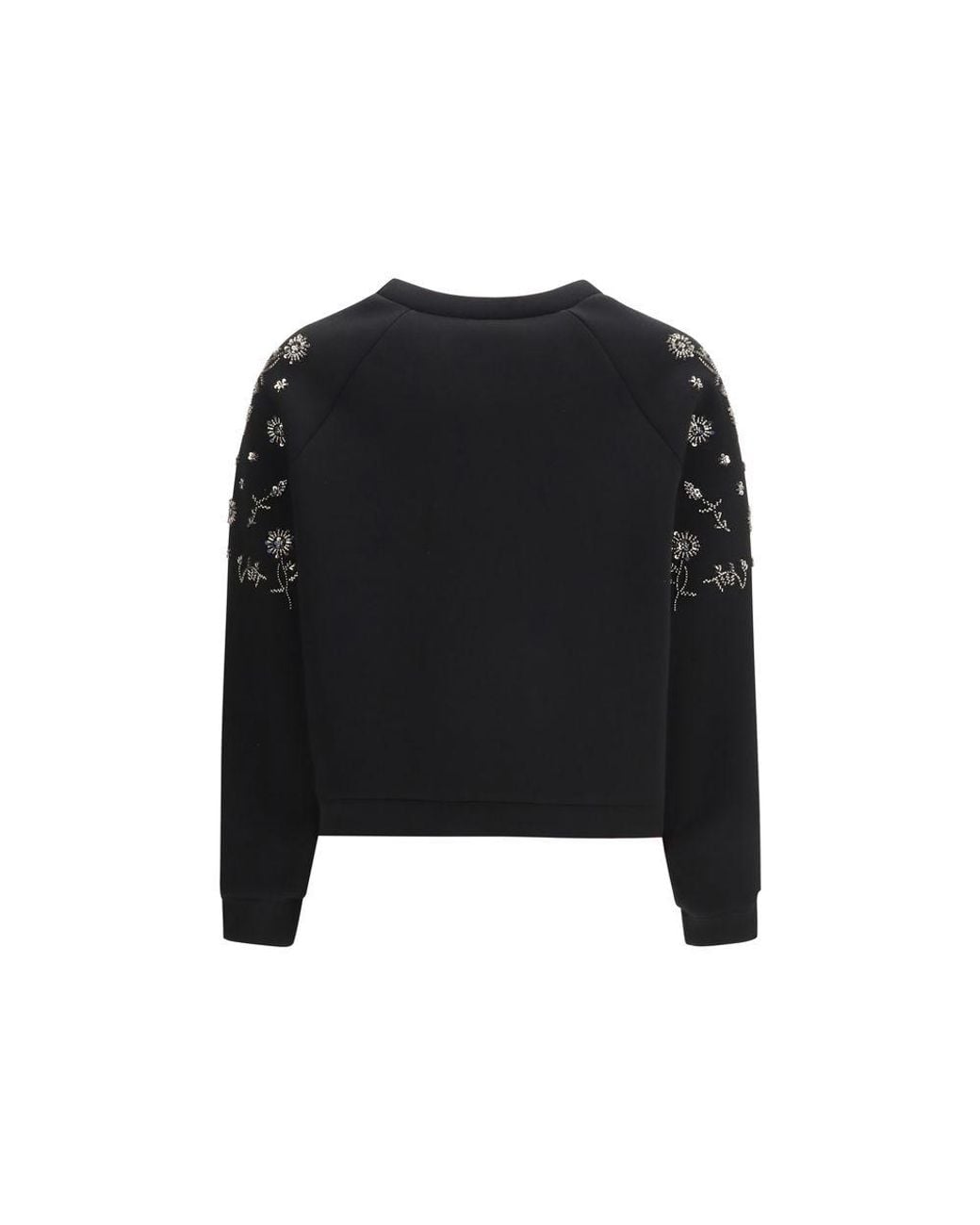 Max Mara Black Polyester Sweatshirt