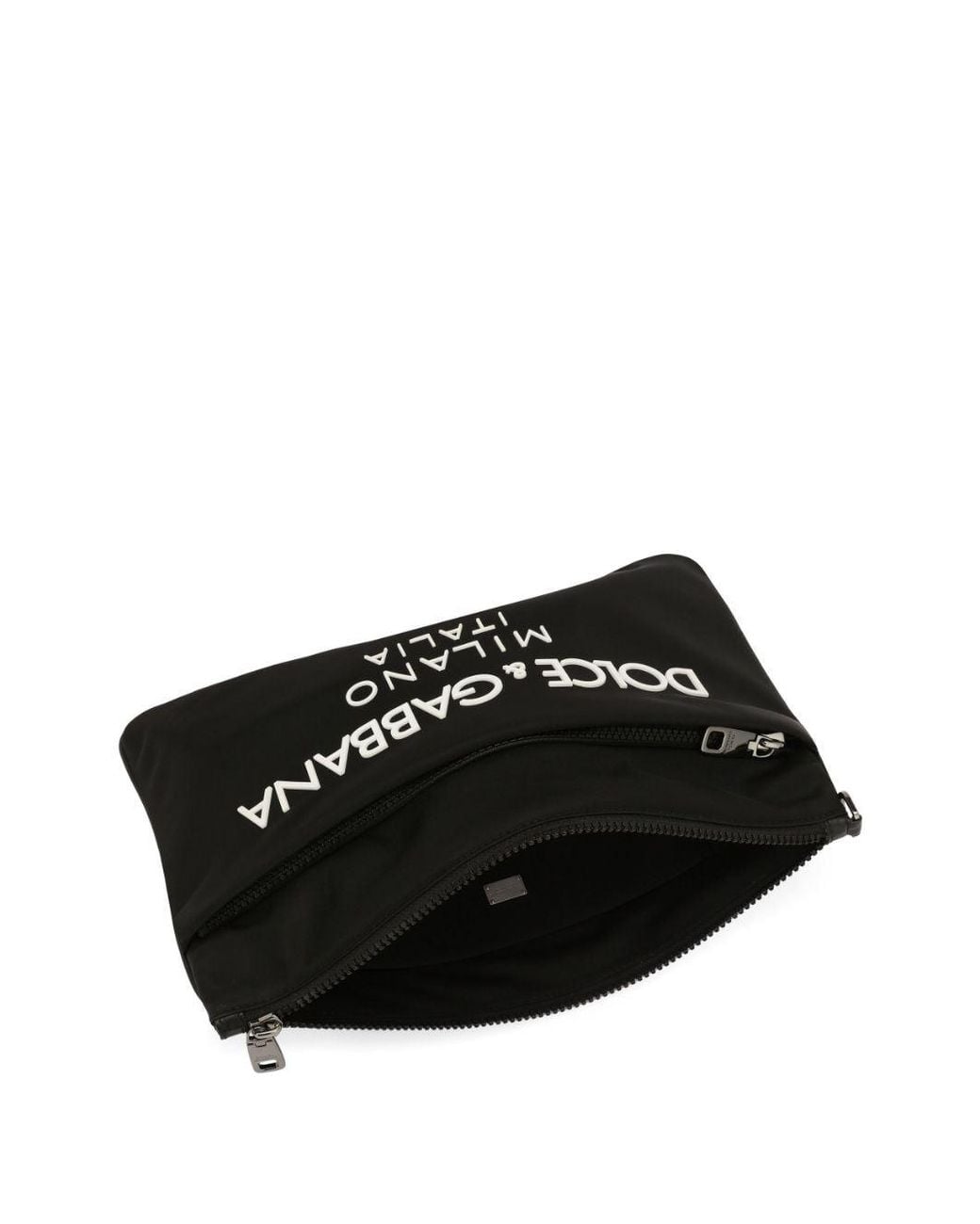 Dolce & Gabbana Black Nylon Pouch