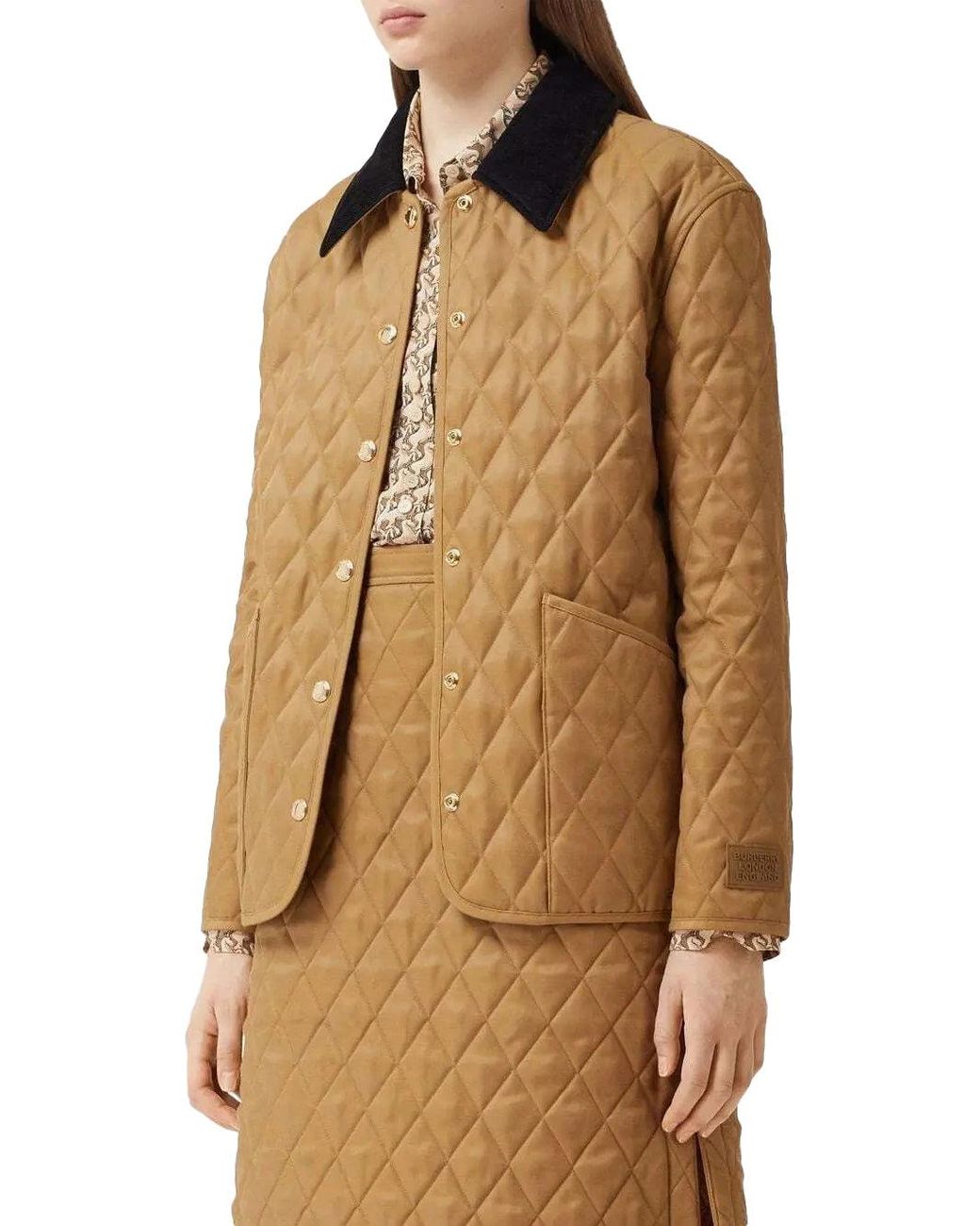 Burberry Multicolor Dranefeld Jacket Camel