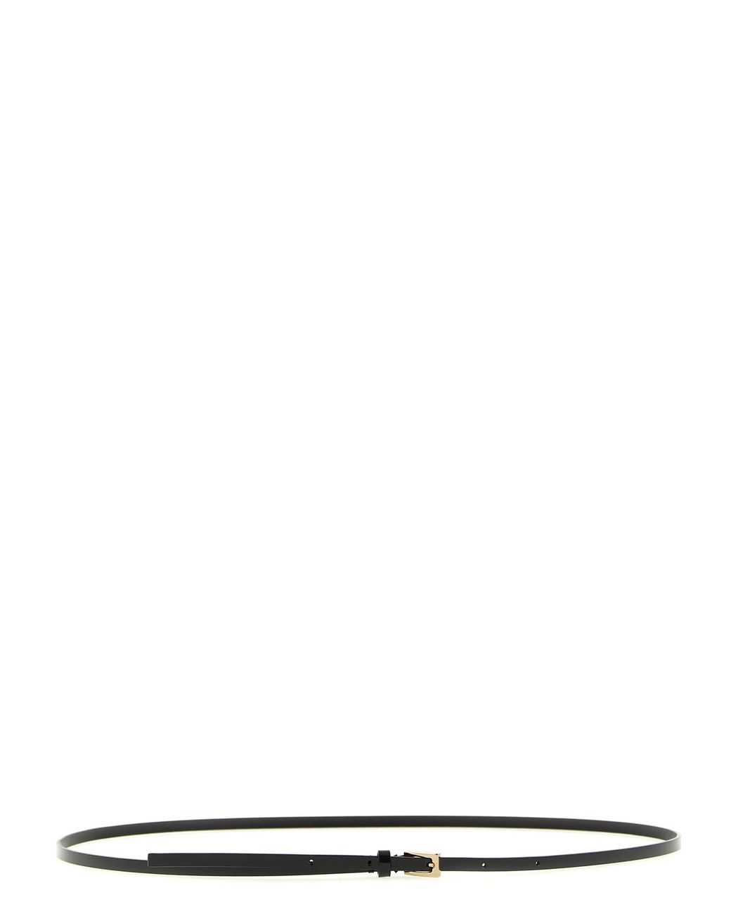 Tom Ford White Calfskin Thin Belt