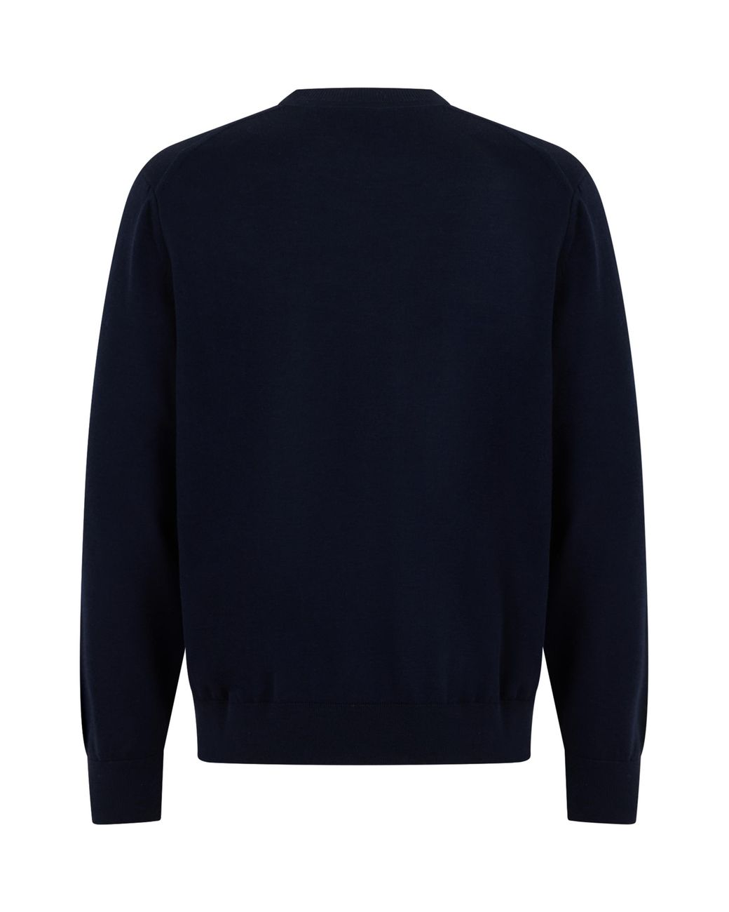 Boss Blue Wool Crew Neck Sweater Virgin Sweatshirts for men