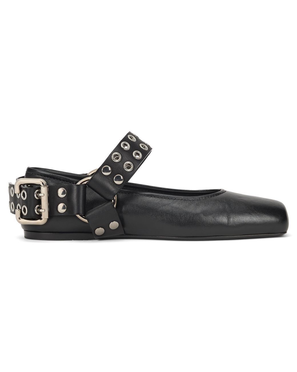 Alaïa Black Leather Biker Boots Calfskin Ballerina Shoes