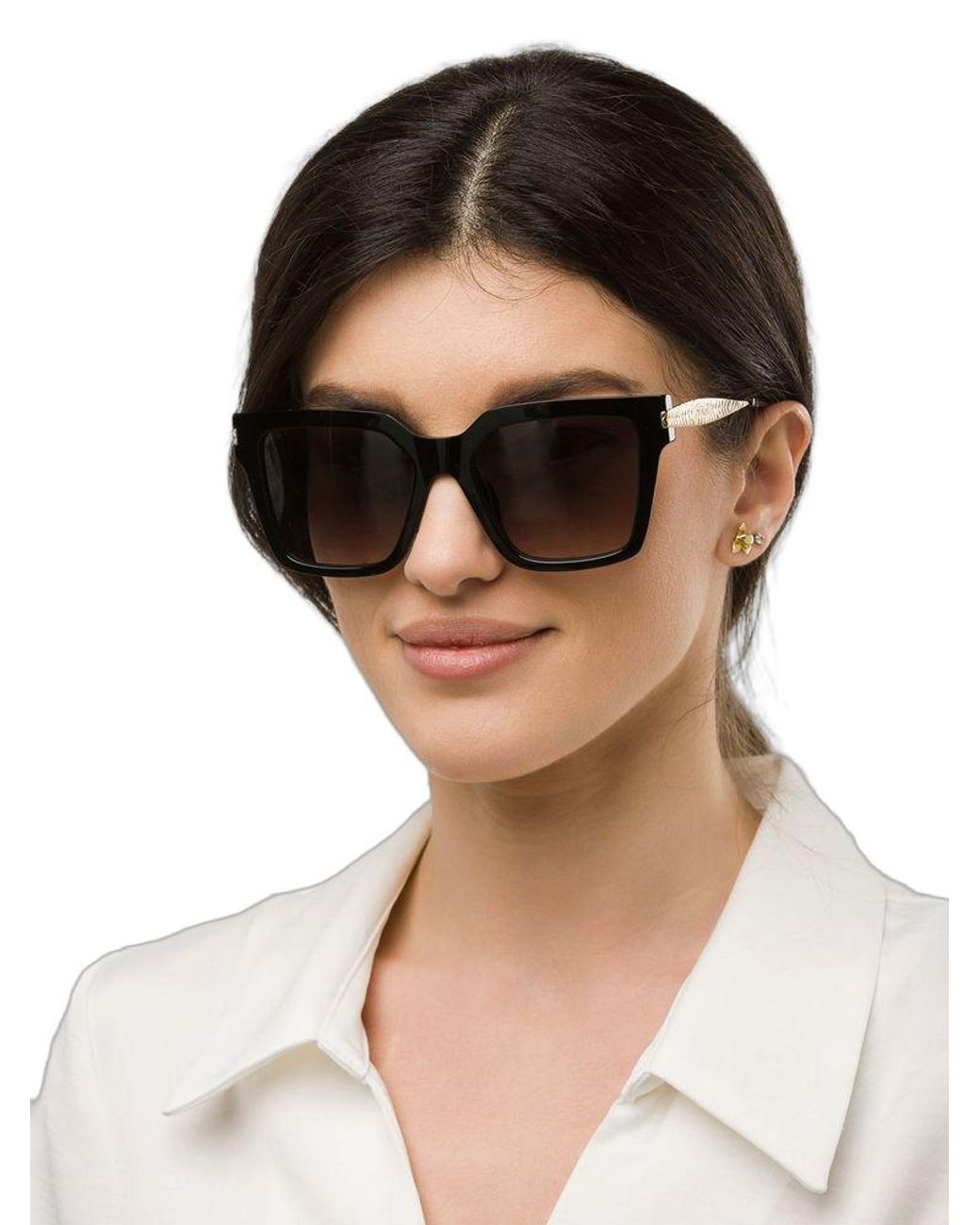 Just Cavalli Black Sunglasses Acetate Eyewear