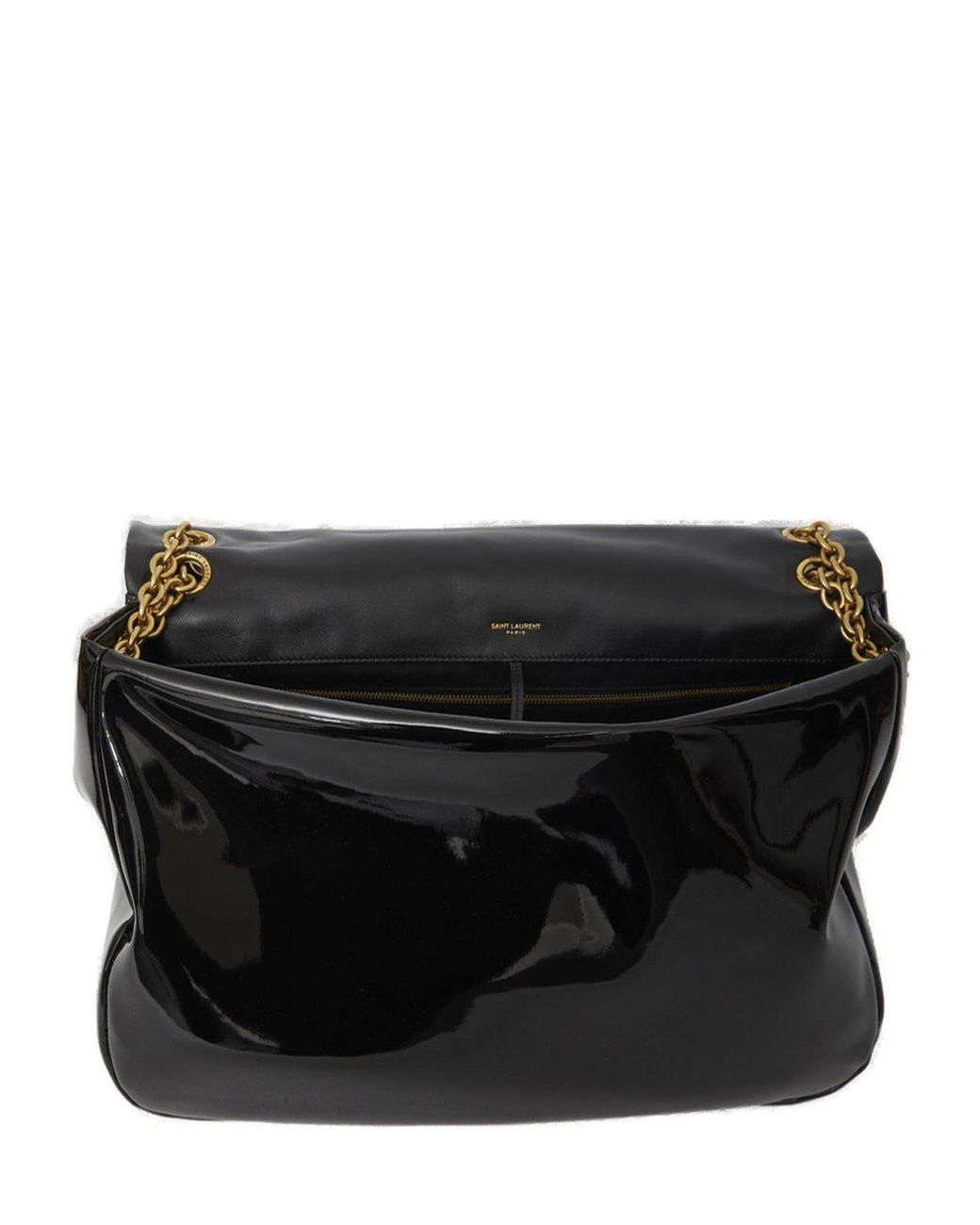 Saint Laurent Large Jamie 4.3 Ysl Logo Plaque Tote Bag in