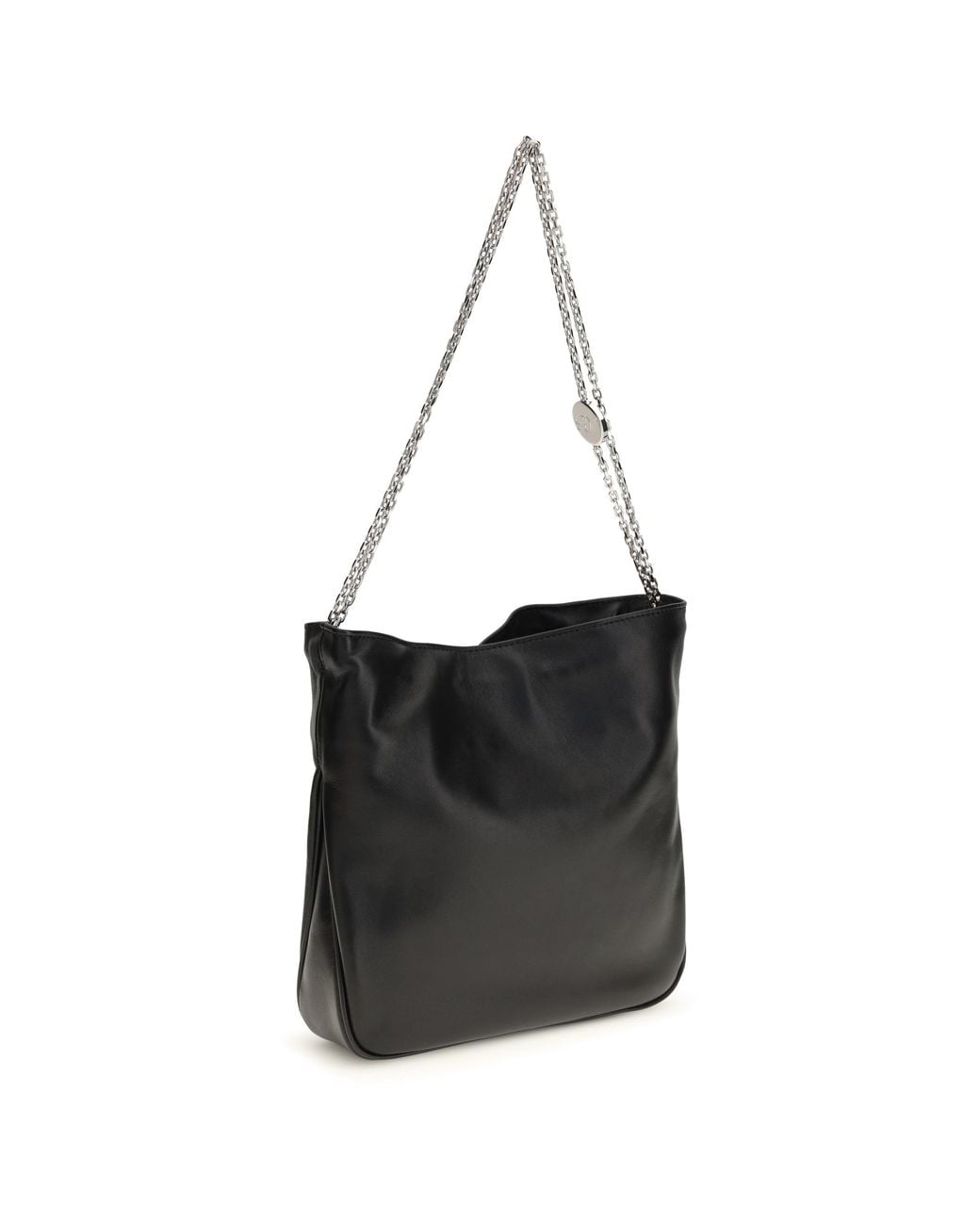 Roger Vivier White Handbag Pilgrim Mini Calfskin Calf Leather Shoulder Bags