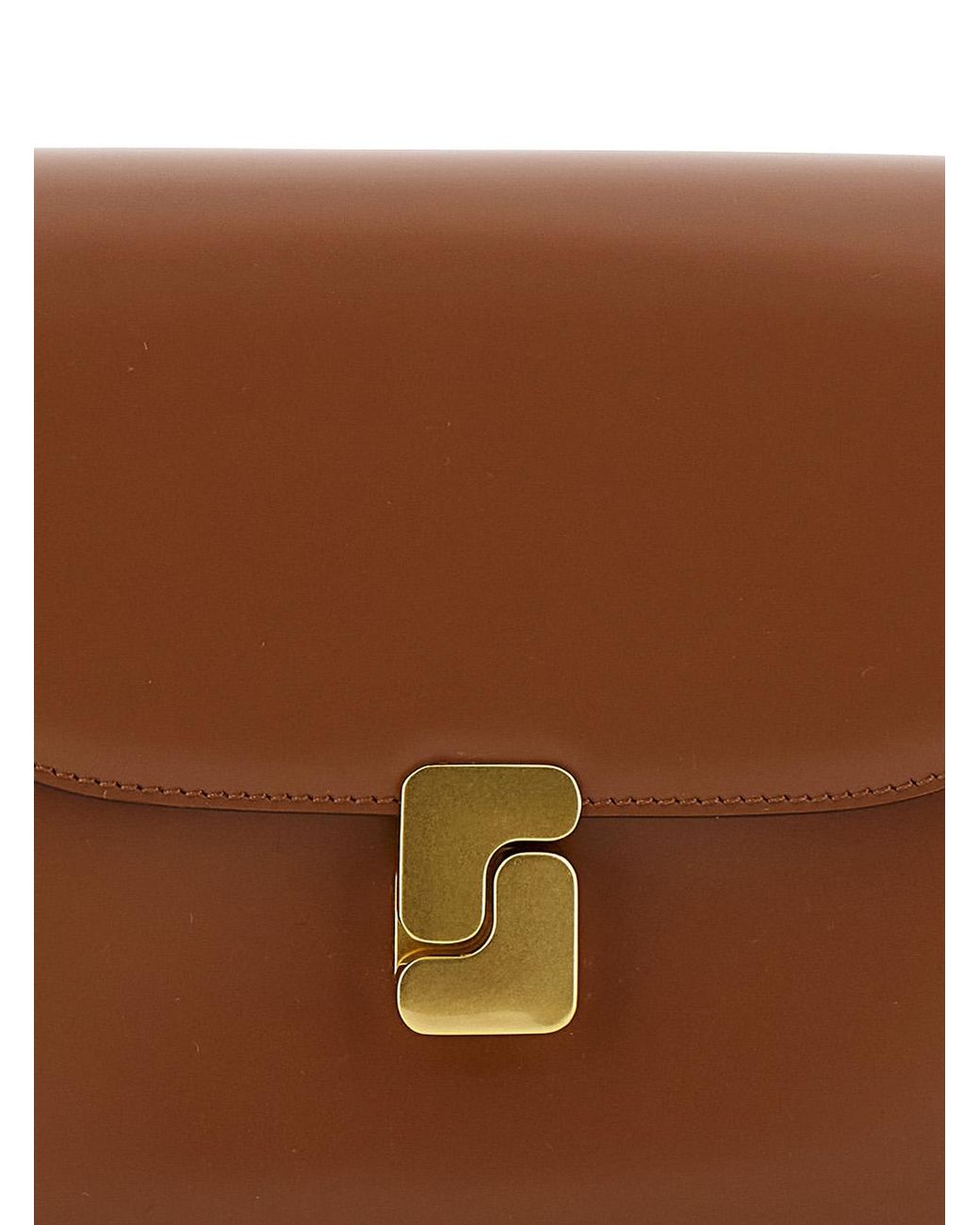 Soeur Brown Shoulder Bag Bellissima Mini Leather