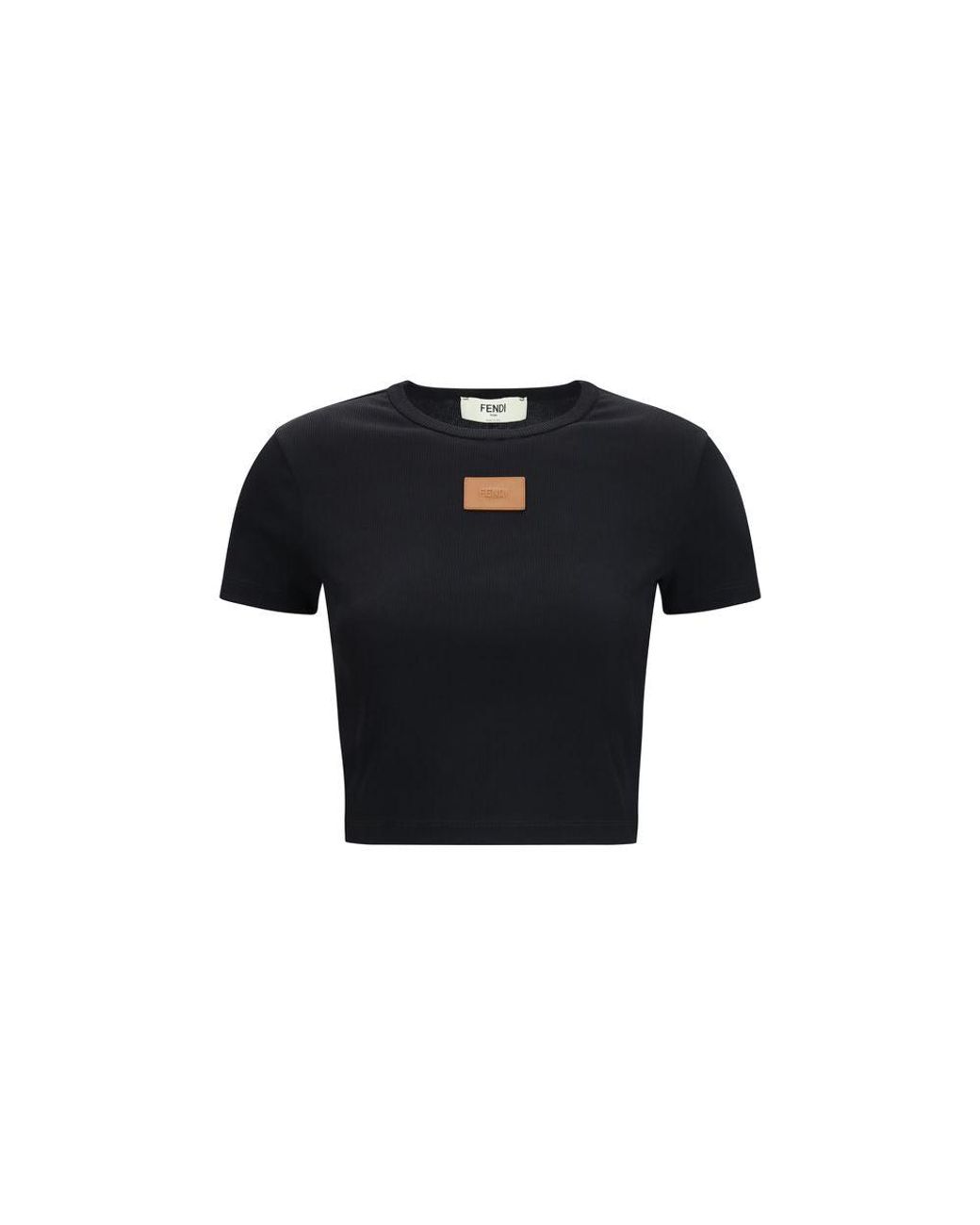 Fendi Black Cotton T