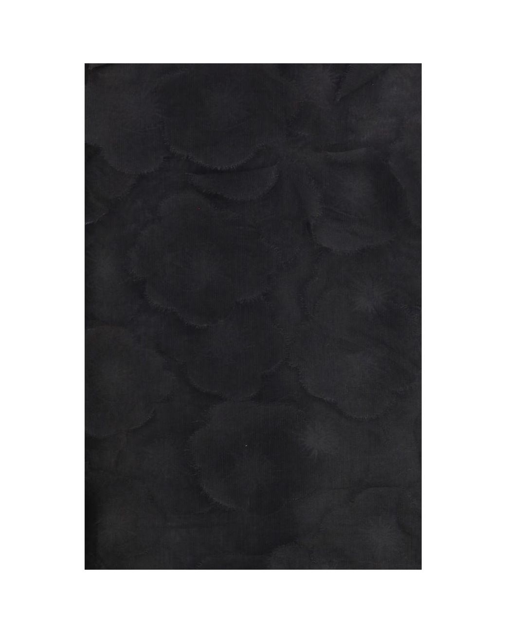 Max Mara Black Silk Long Skirt