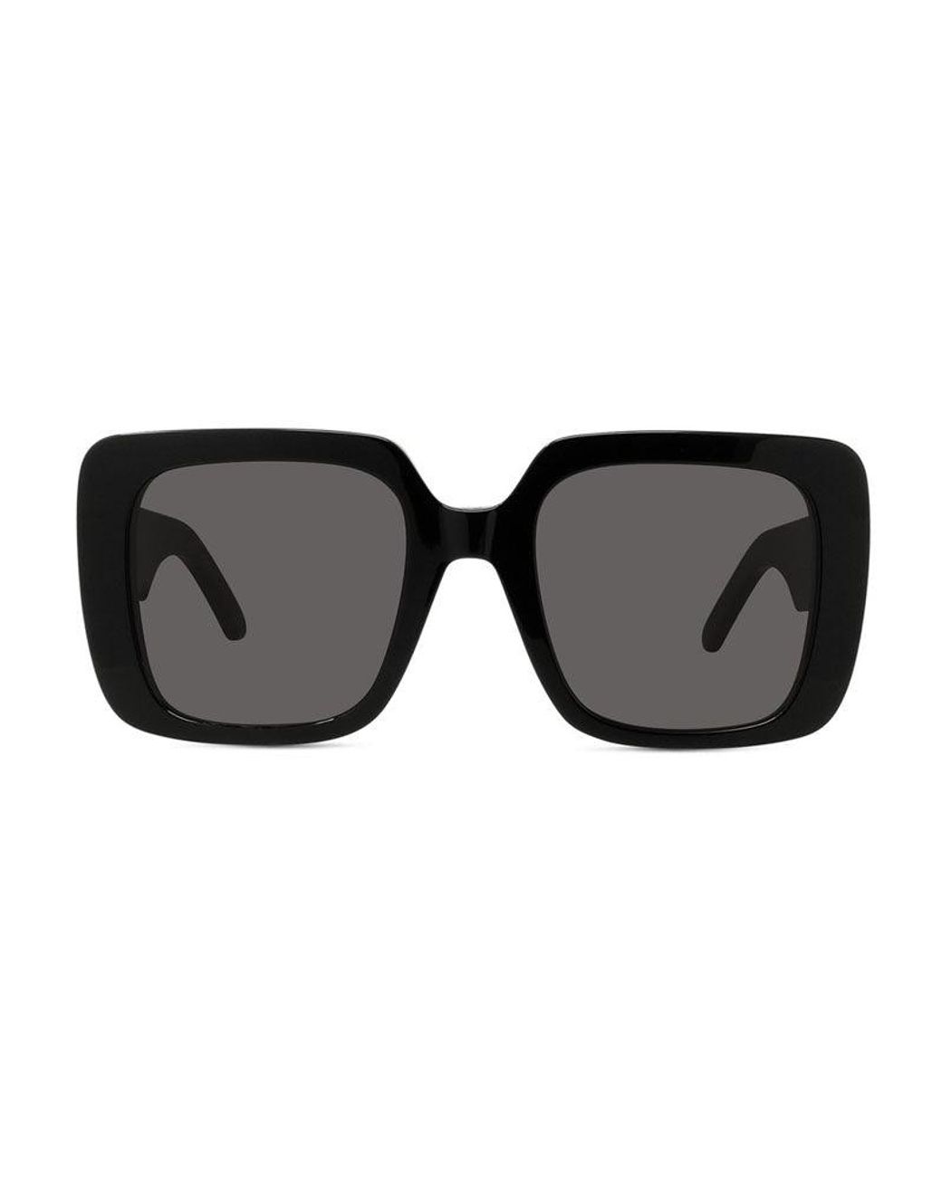 Dior Black Sunglasses Square Full Rim, Frame And Smoke Lens Wils3U10A0 Default Title