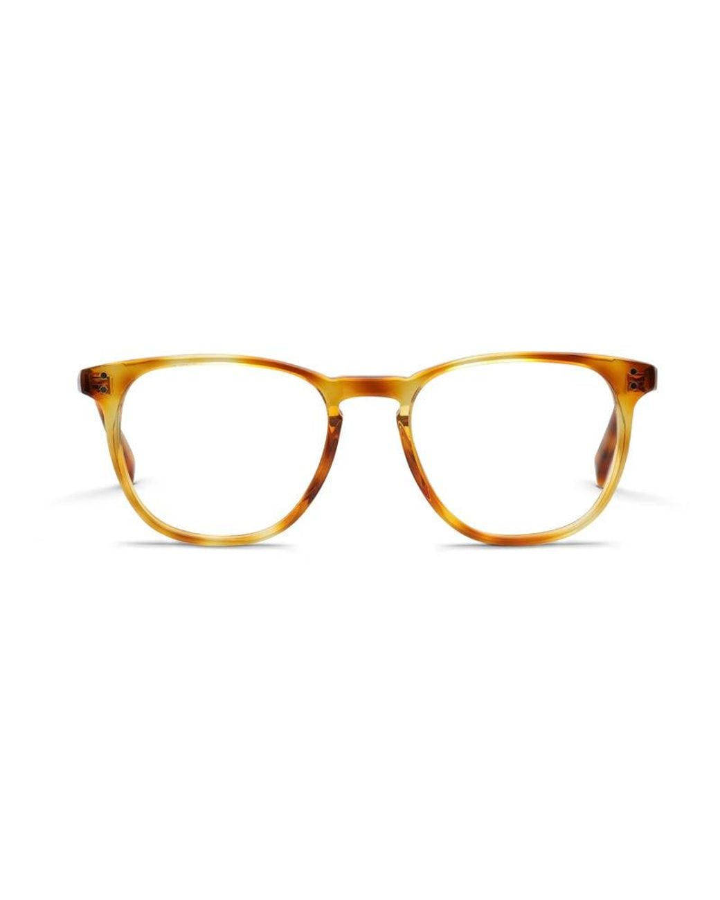 Céline Metallic Eyeglasses Round Full Rim, Blonde Havana Frame And Clear Demo Lenses Lens Cl50046I053 Sunglasses for men