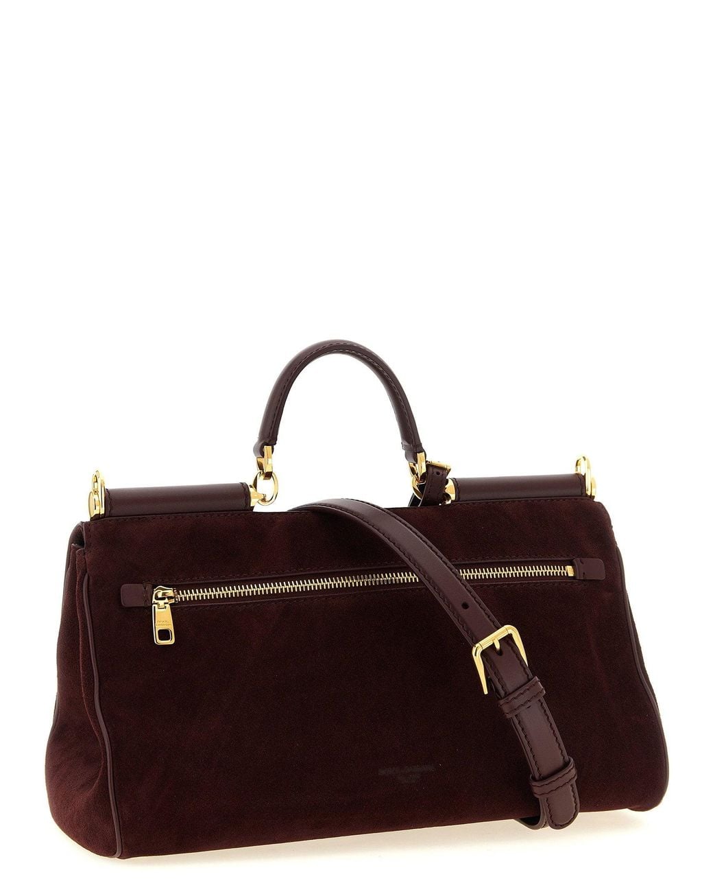 Dolce & Gabbana Brown Dolce & Gabbana My Sicily Top Handle Bag