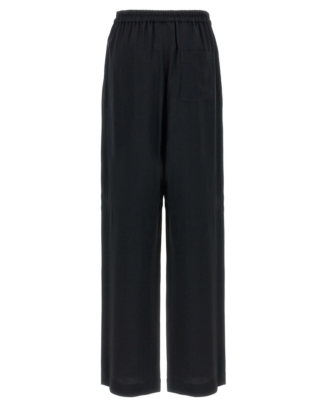 Moschino Black Acetate Casual Pants