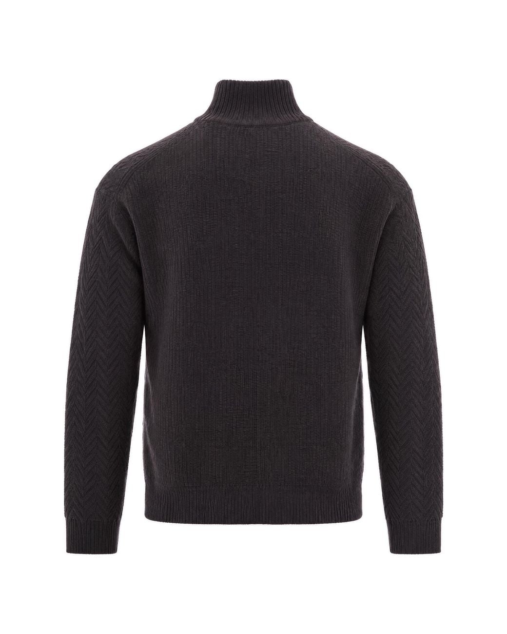 Paolo Pecora Blue Operato Cardigan Wool Sweater for men
