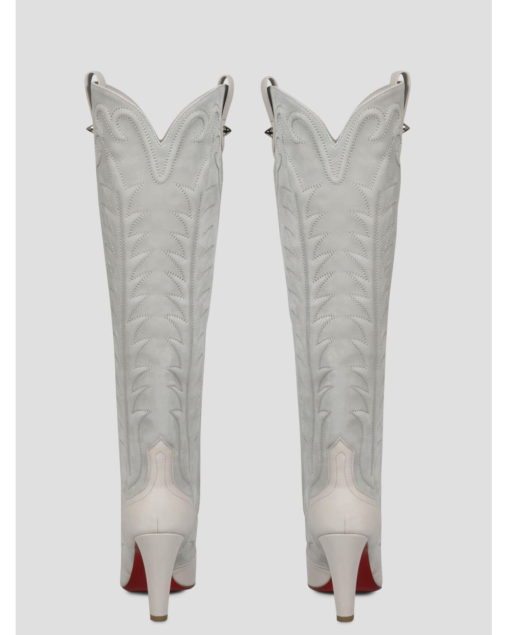 CHRISTIAN LOUBOUTIN Botta Leather Knee-high Boots We